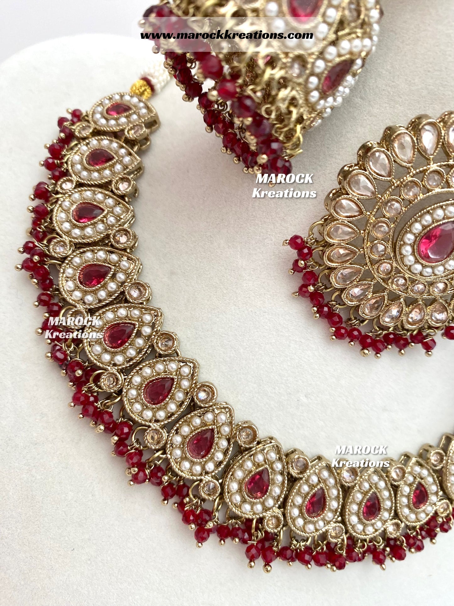 Tina Antique Polki Necklace set