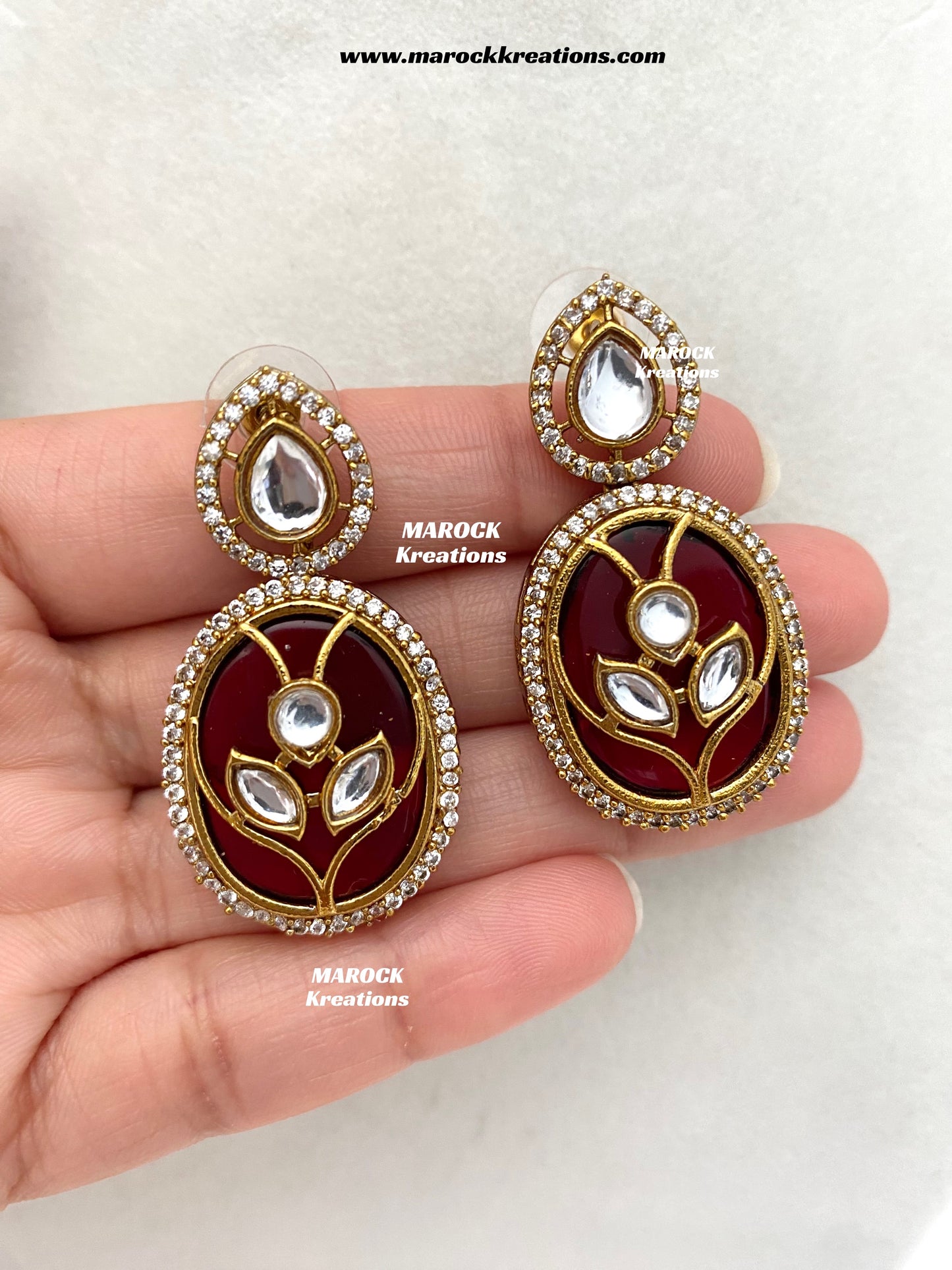 Lija Sabyasachi inspired Premium Quality Moissanite Kundan Statement choker set