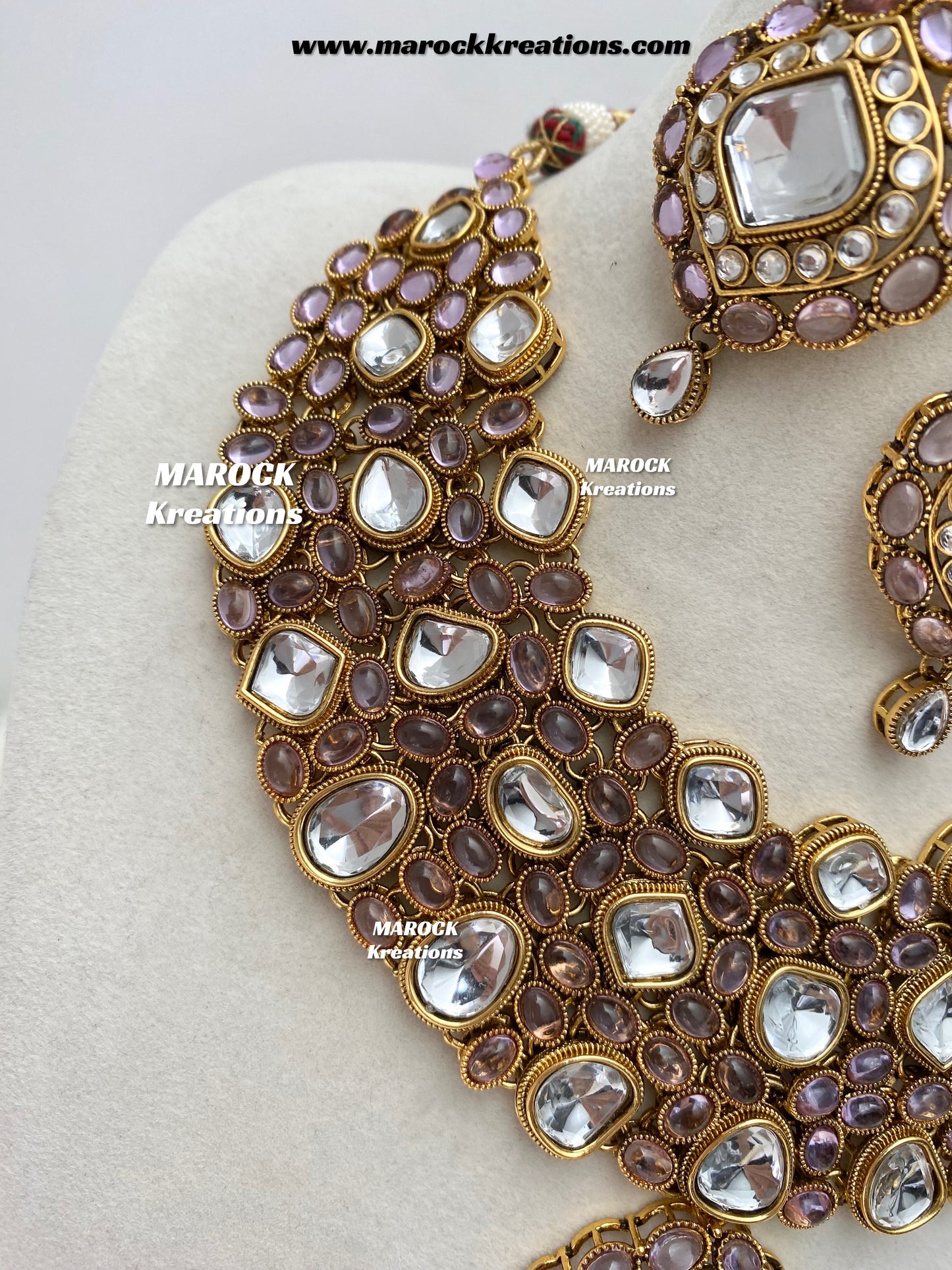 Roksana Sabyasachi inspired Premium Quality Kundan Statement Necklace set