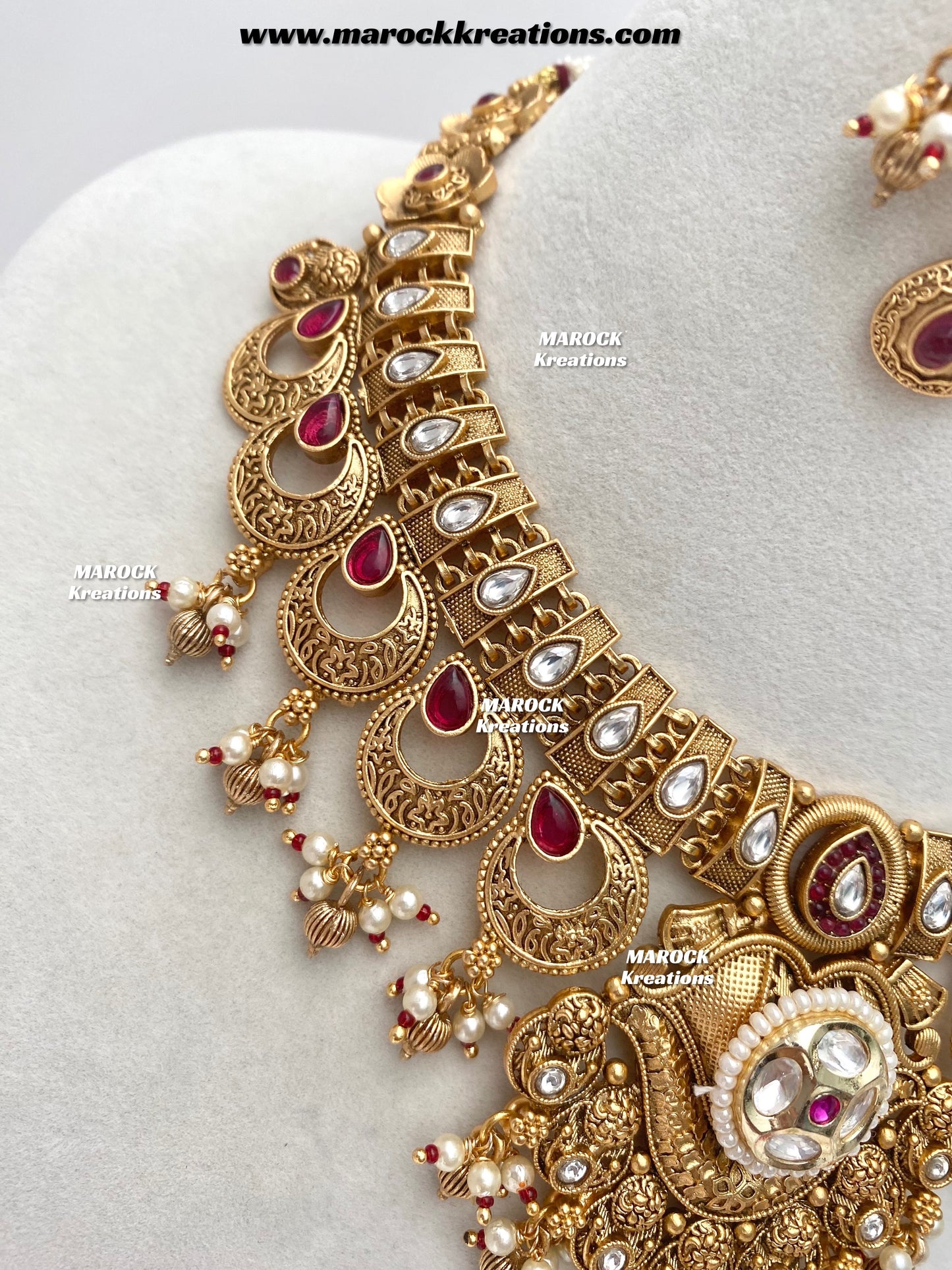 Swapna Gold Plated Necklace set