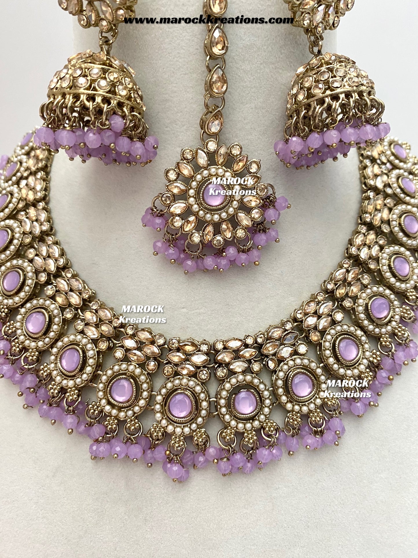 Sameera Polki Necklace set