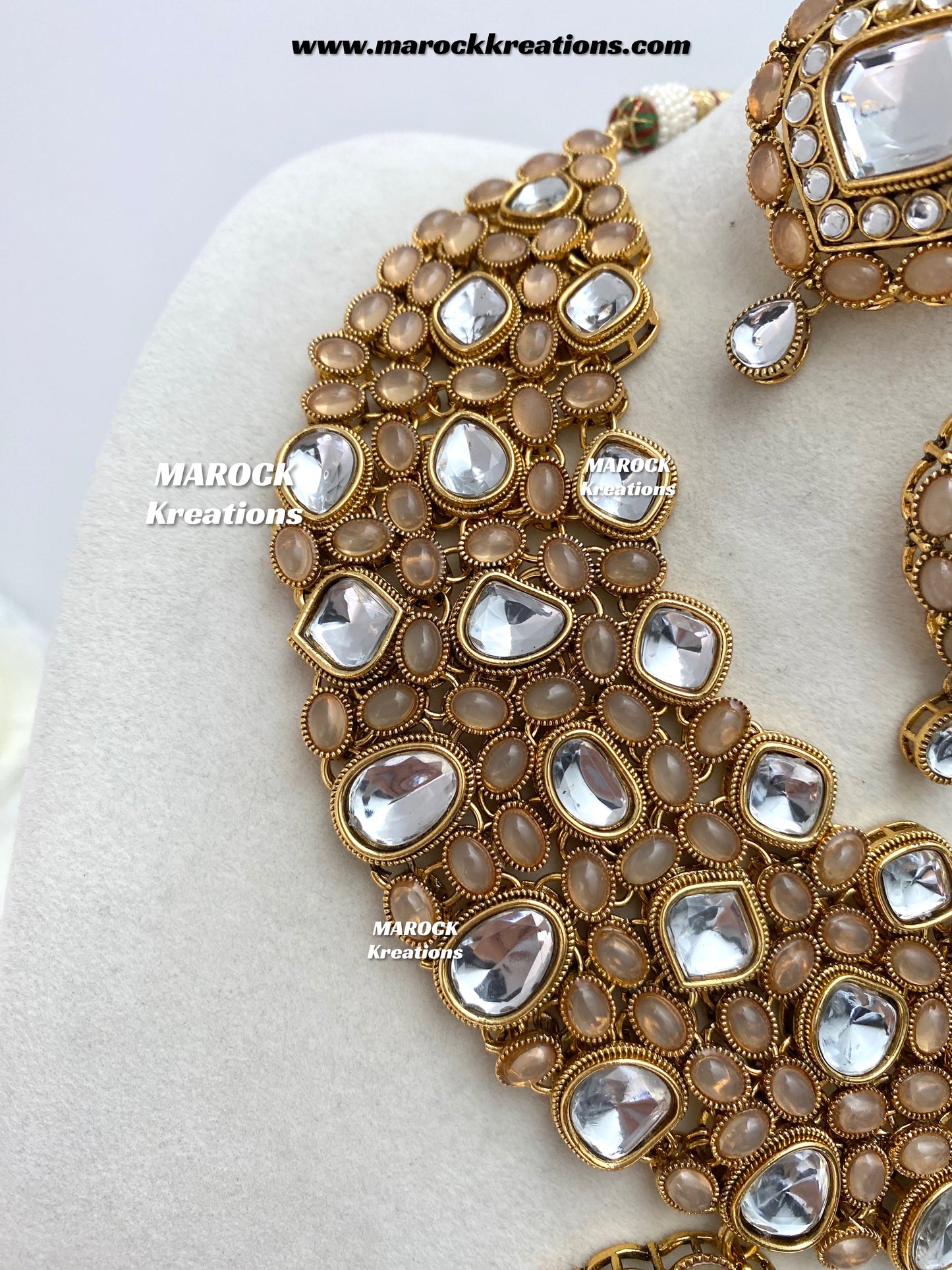 Roksana Sabyasachi inspired Premium Quality Kundan Statement Necklace set