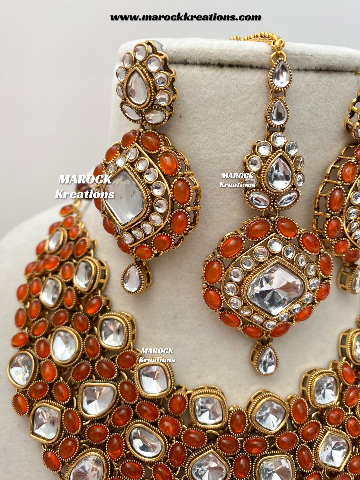 Roksana Sabyasachi inspired Premium Quality Kundan Statement Necklace set