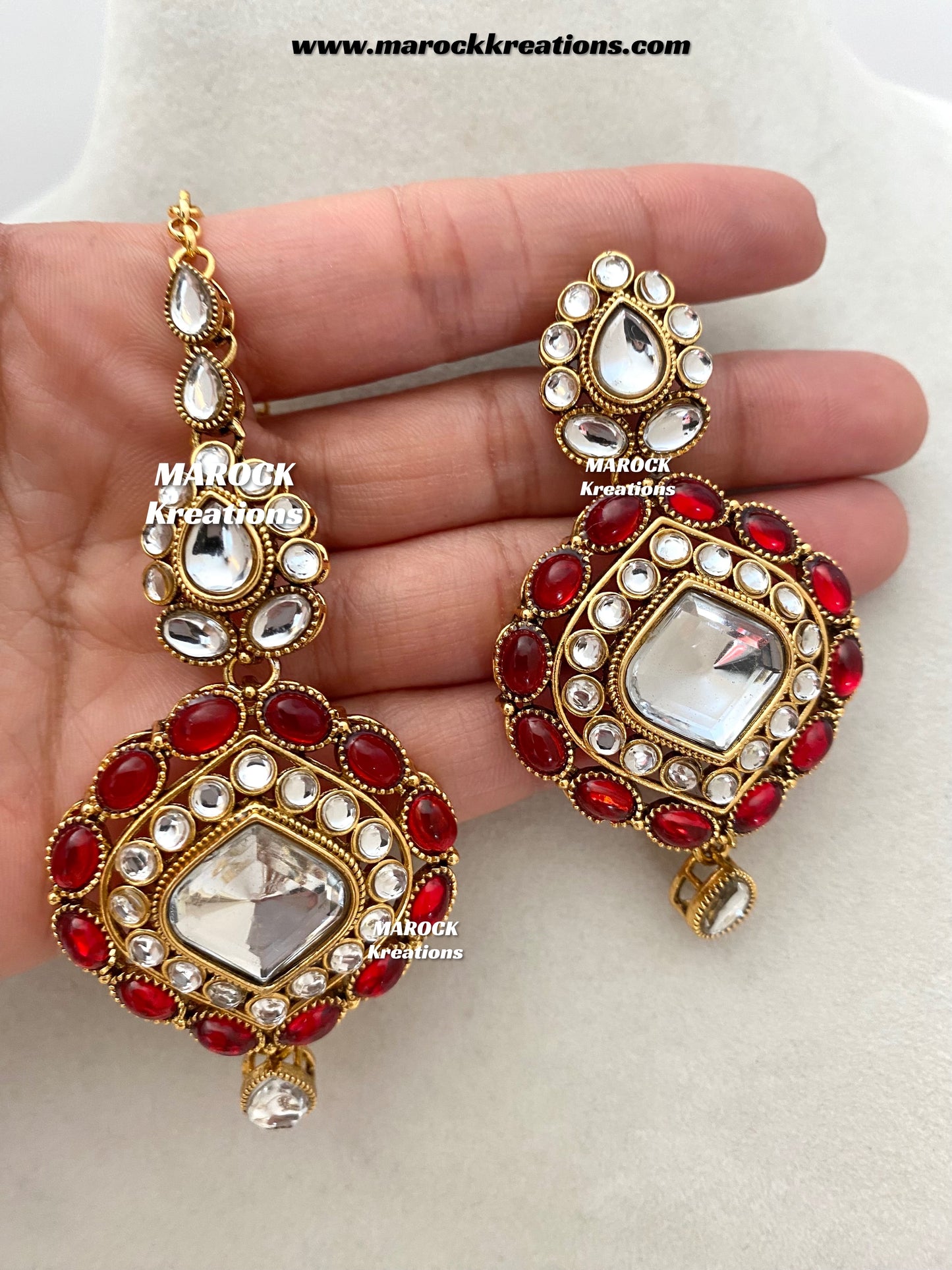 Roksana Sabyasachi inspired Premium Quality Kundan Statement Necklace set
