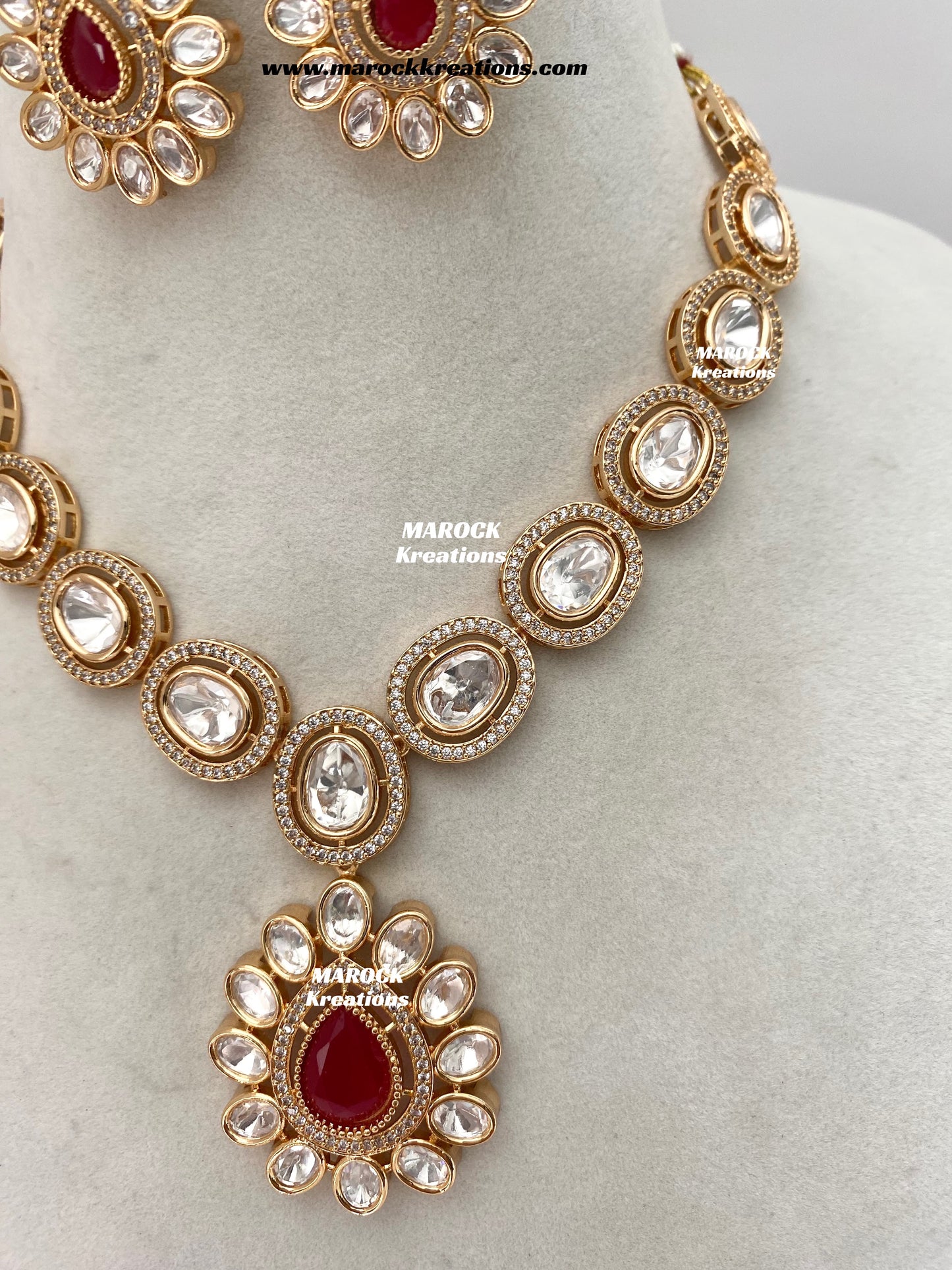 Mariam Tyani inspired Premium Quality Kundan Necklace set