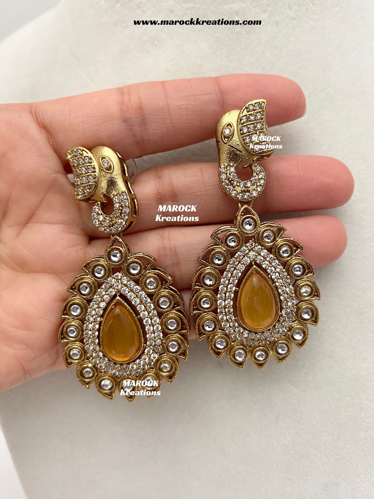 Eshita Sabyasachi inspired Premium Quality Moissanite Kundan Statement Necklace set