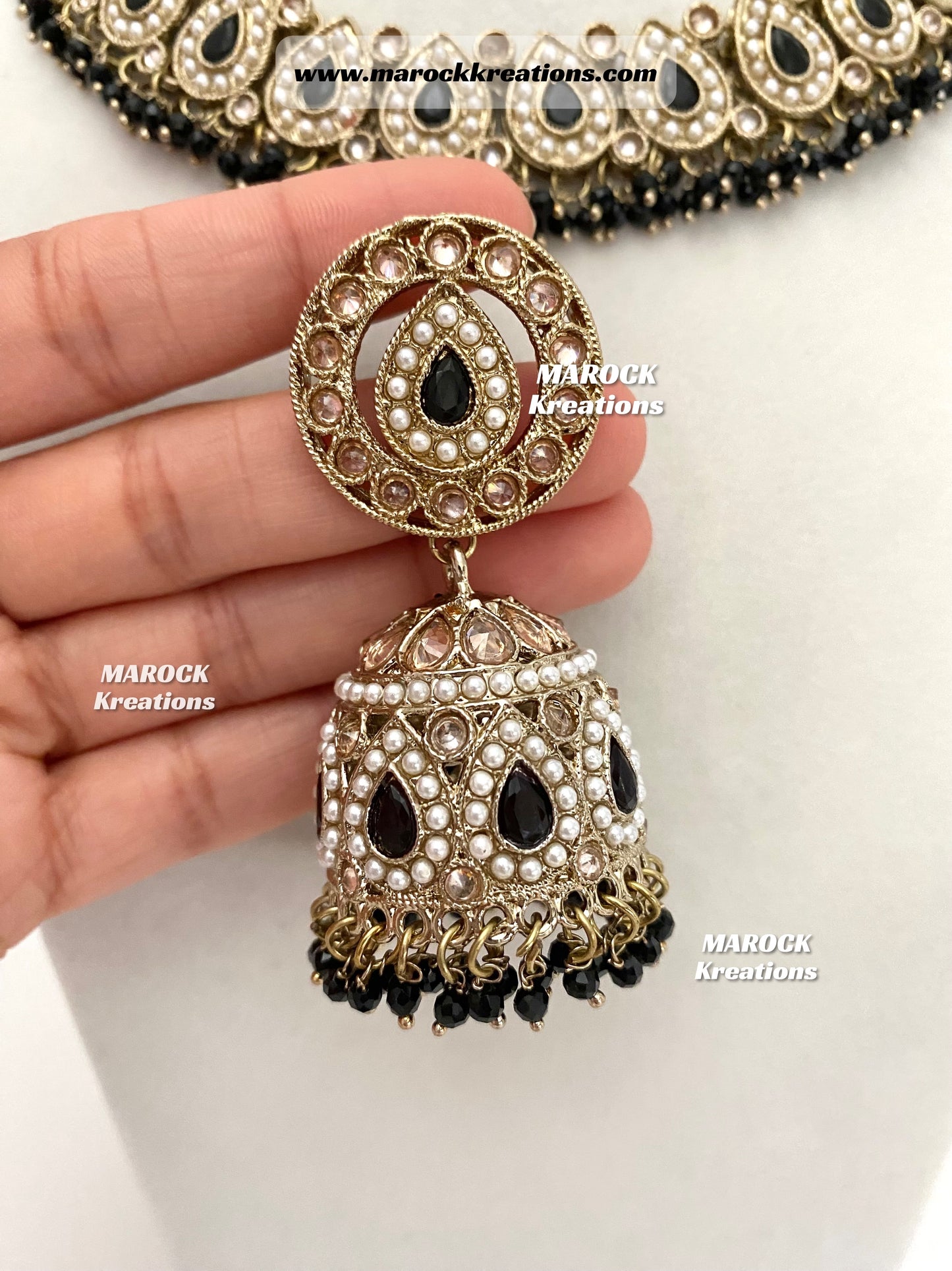 Tina Antique Polki Necklace set
