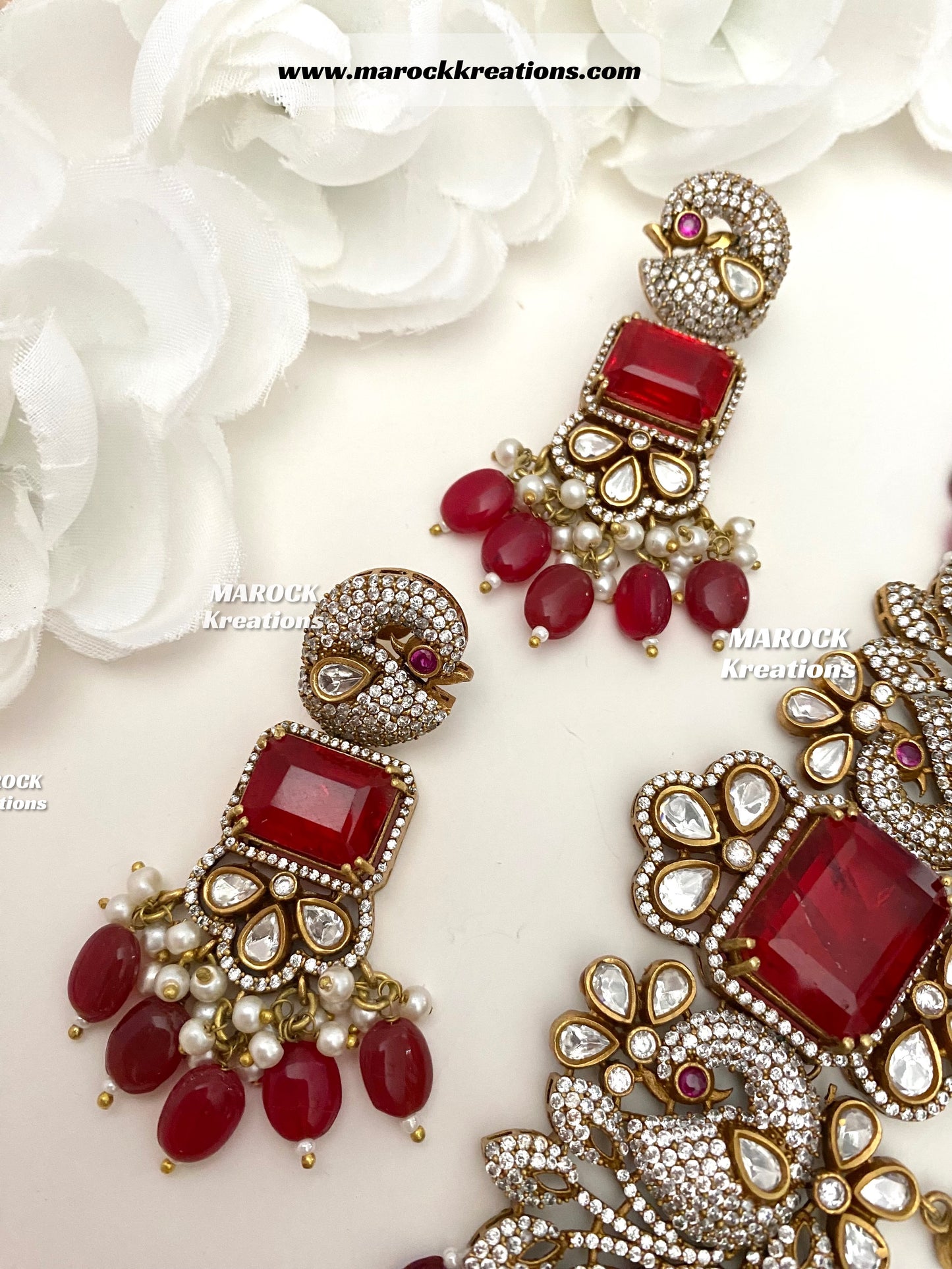 Premium Quality Tyani inspired Kundan gold plated statement choker set