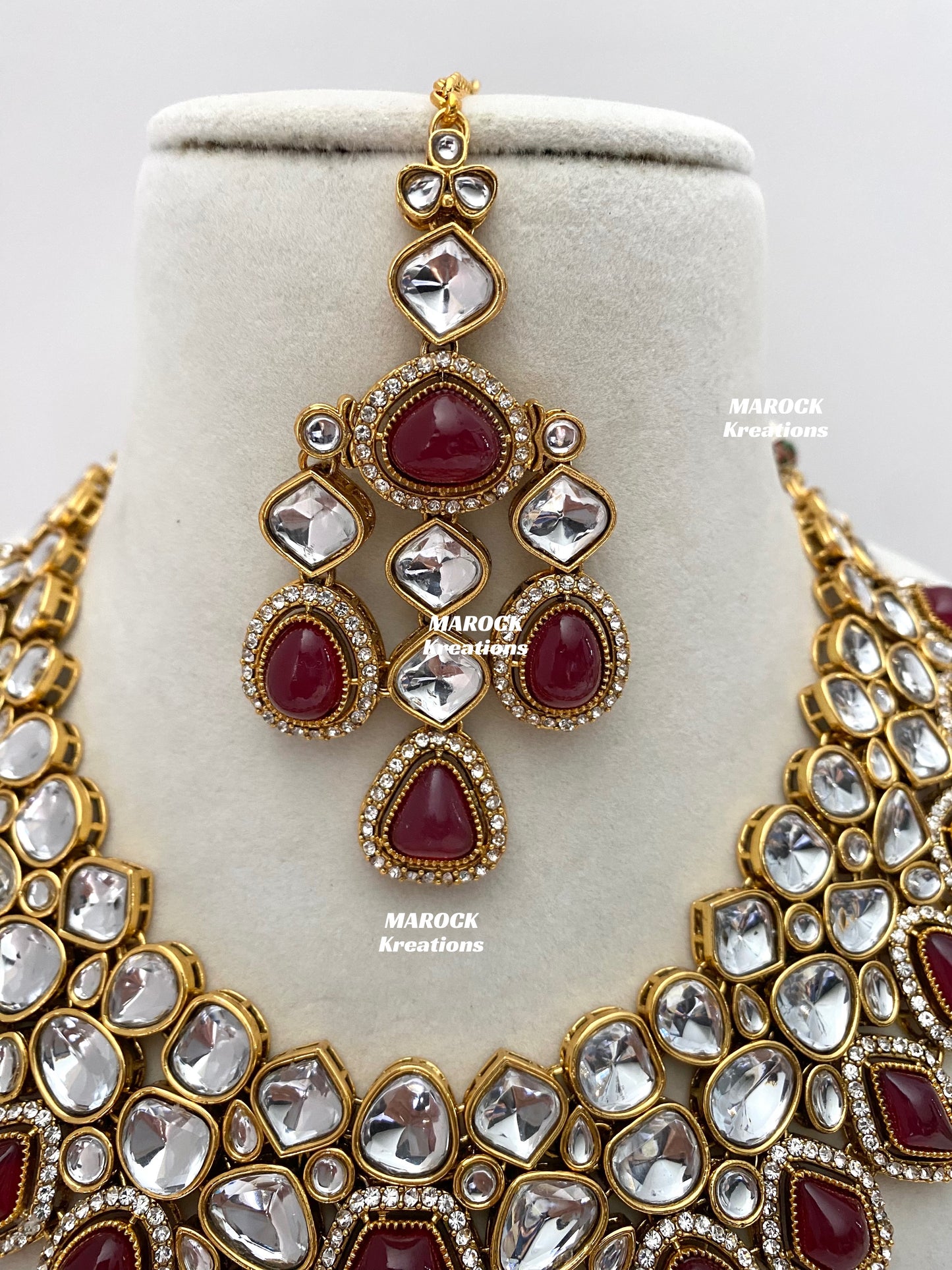 Patriza Sabyasachi inspired Premium Quality Kundan Statement Necklace set