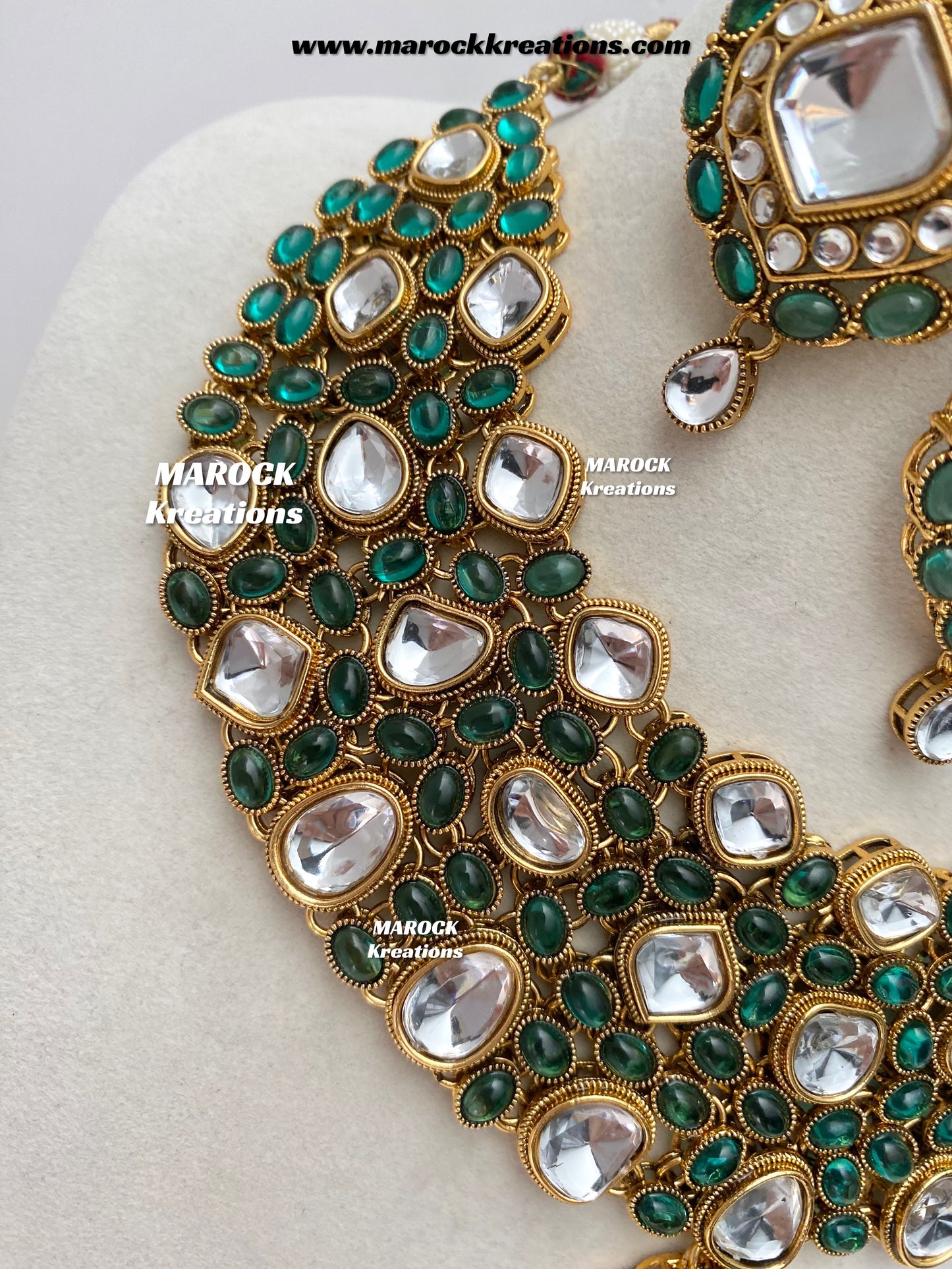 Roksana Sabyasachi inspired Premium Quality Kundan Statement Necklace set