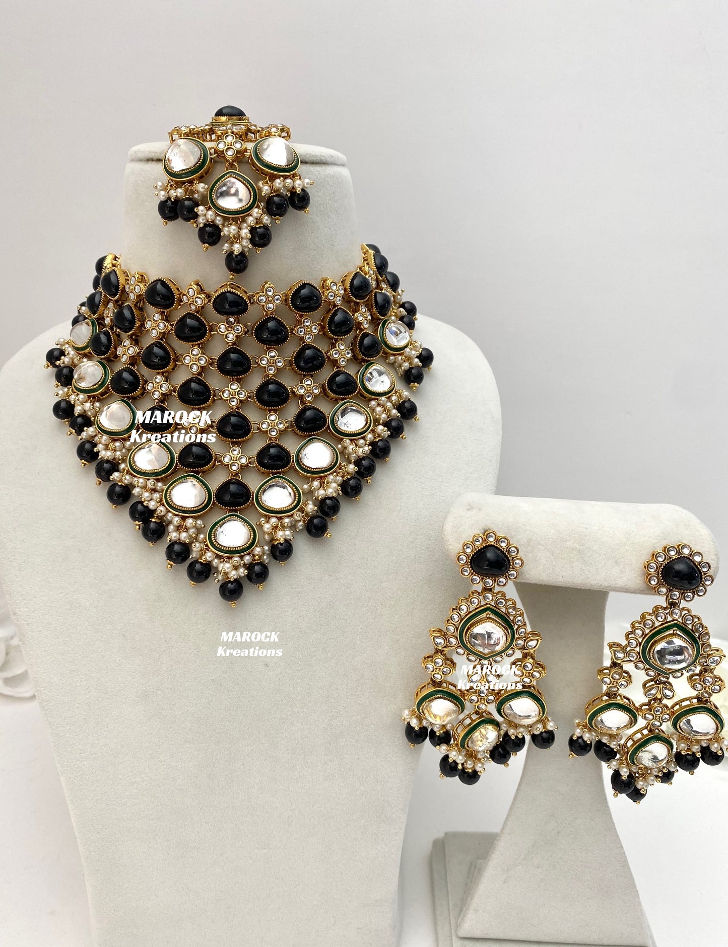 Connie Premium Quality Statement Kundan Necklace/Bridal set