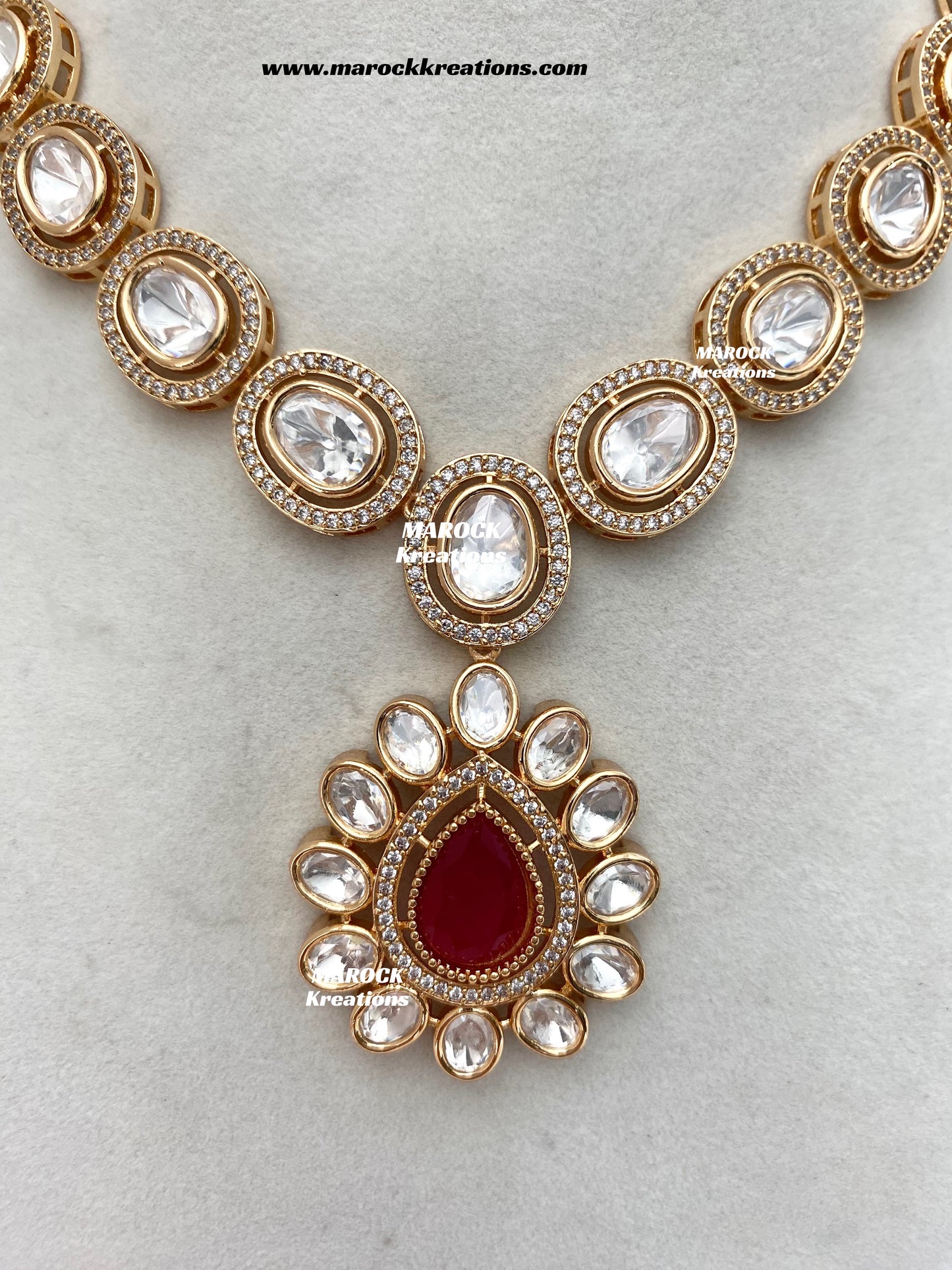 Mariam Tyani inspired Premium Quality Kundan Necklace set
