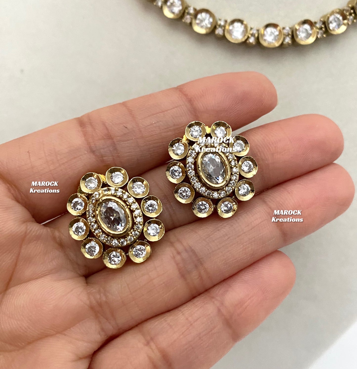 Falguni Tyani inspired Premium Quality Kundan Necklace set