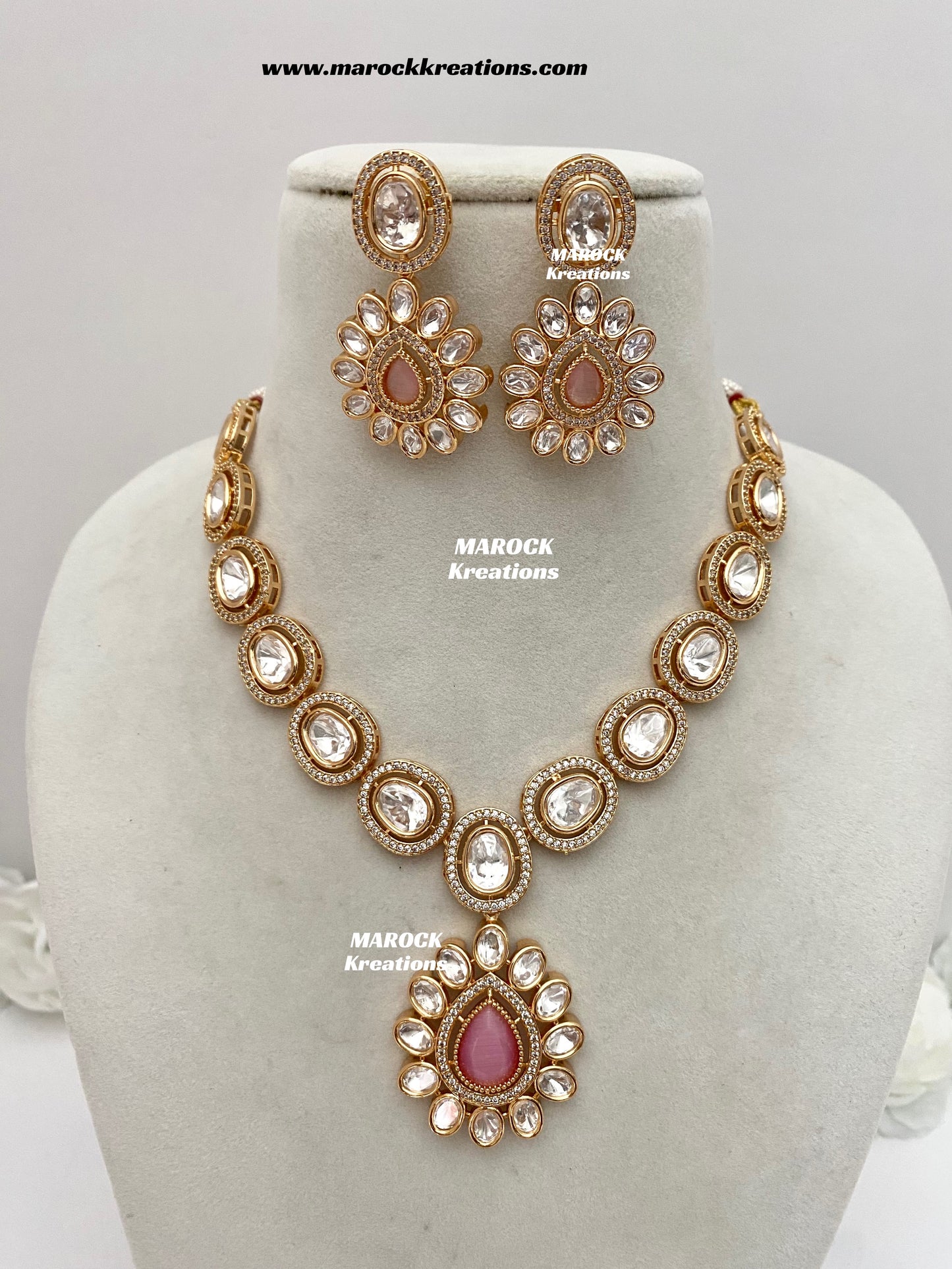 Mariam Tyani inspired Premium Quality Kundan Necklace set