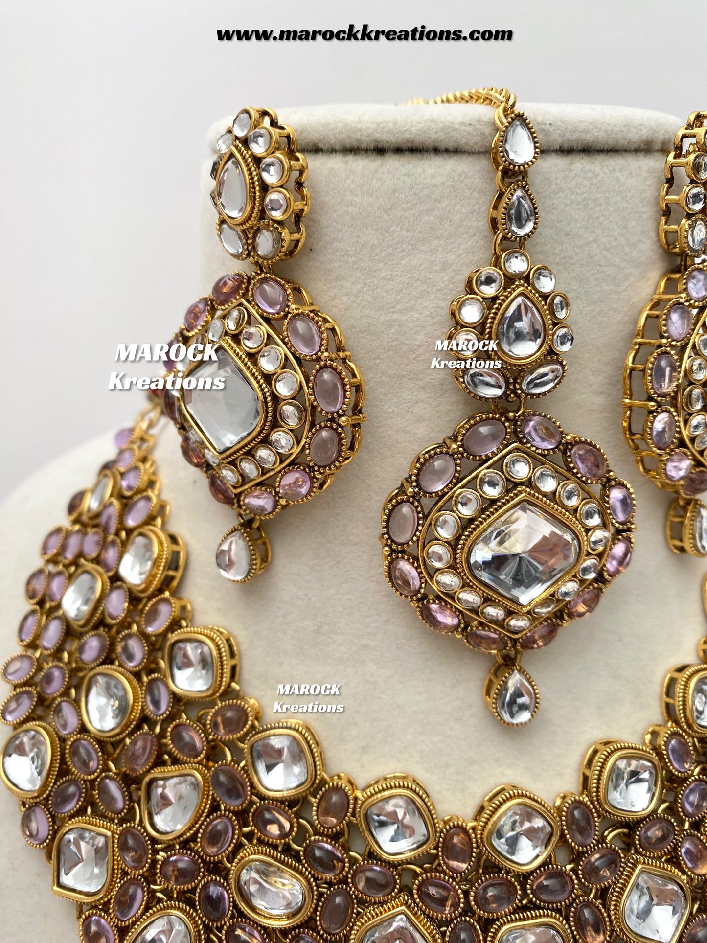 Roksana Sabyasachi inspired Premium Quality Kundan Statement Necklace set