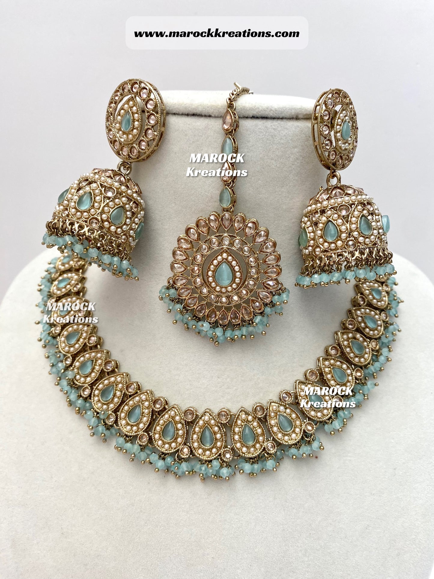 Tina Antique Polki Necklace set