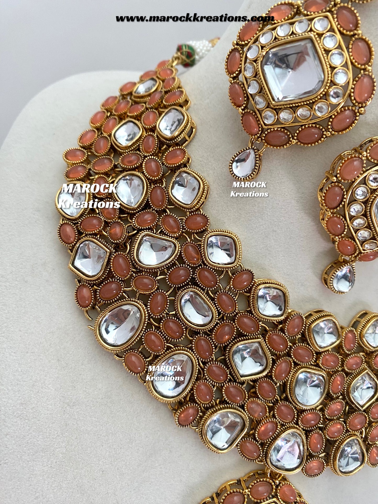 Roksana Sabyasachi inspired Premium Quality Kundan Statement Necklace set