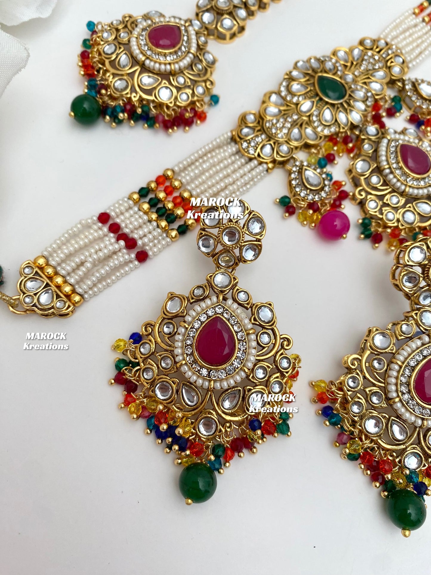 Mahima Premium Quality Kundan Choker set