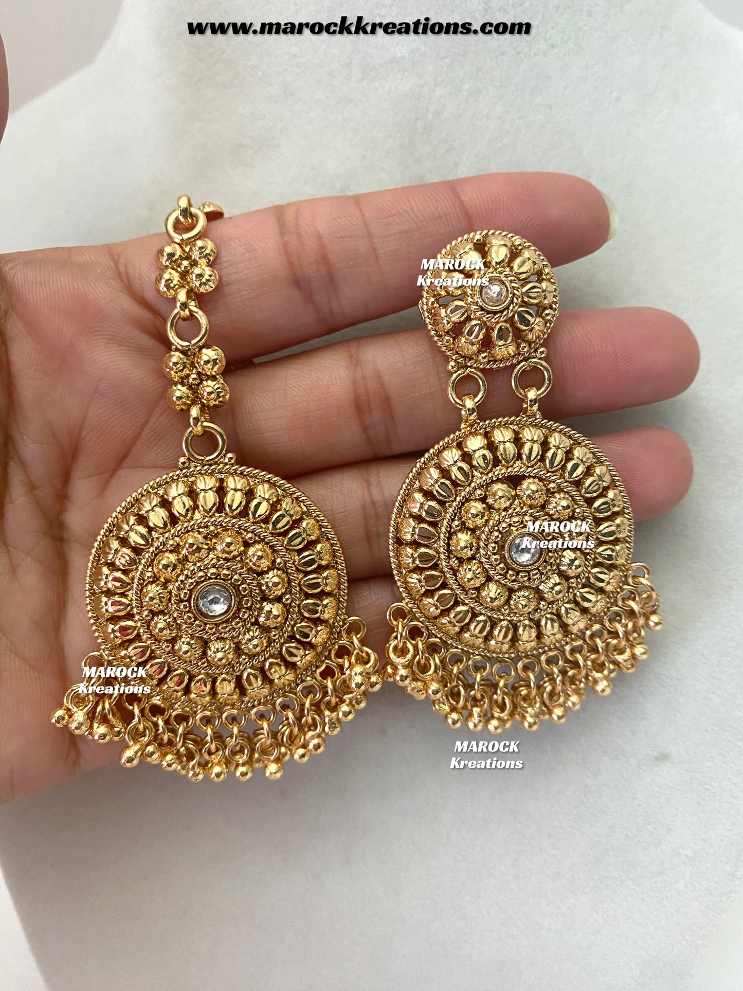 Roxana Premium Quality Gold Plated necklace set