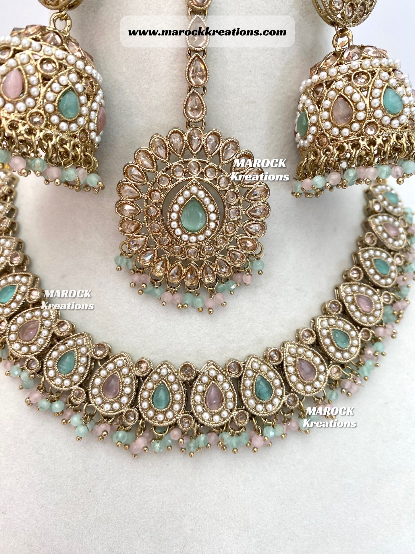 Tina Antique Polki Necklace set