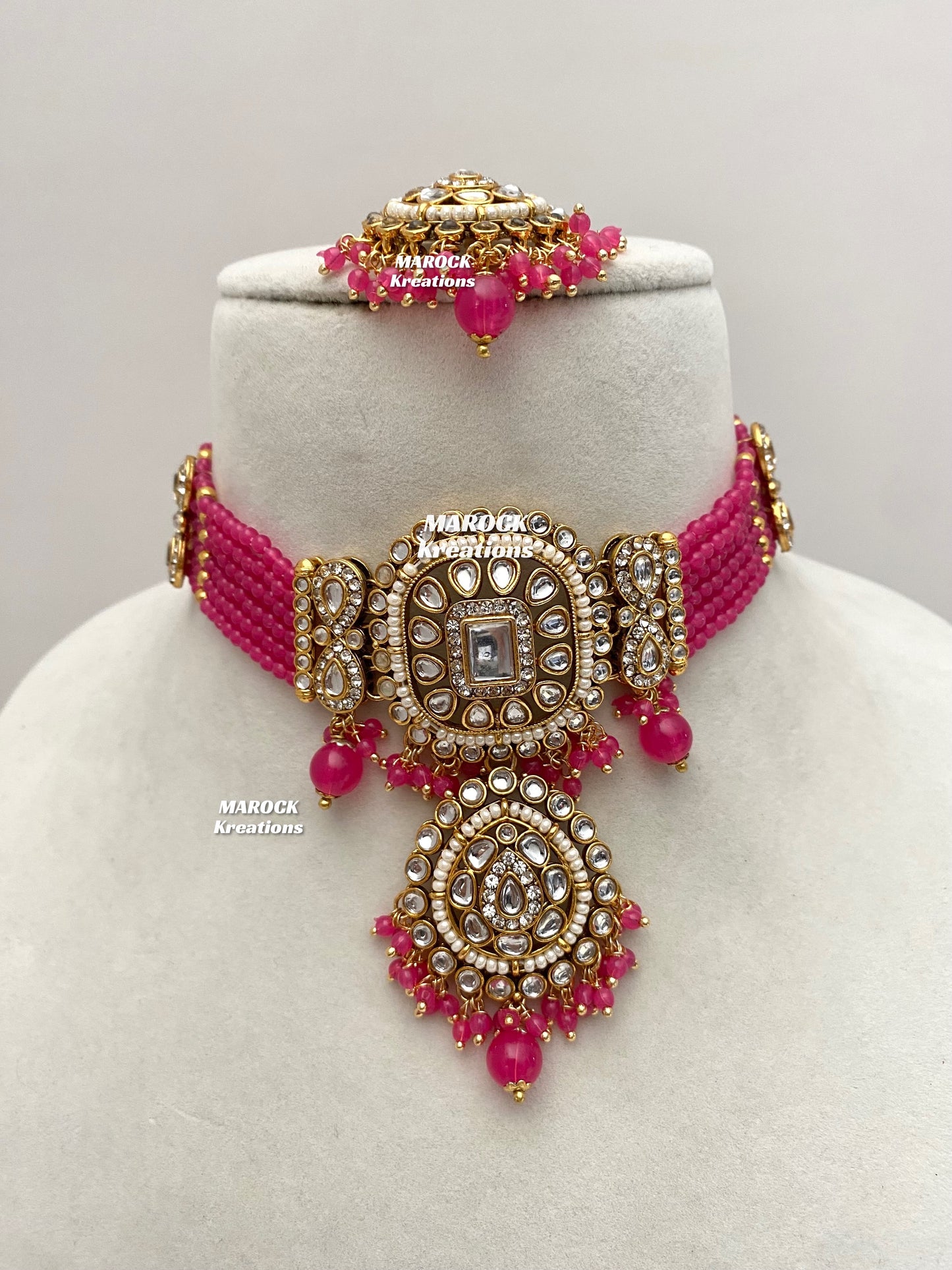 Simona Premium Quality Kundan Choker set
