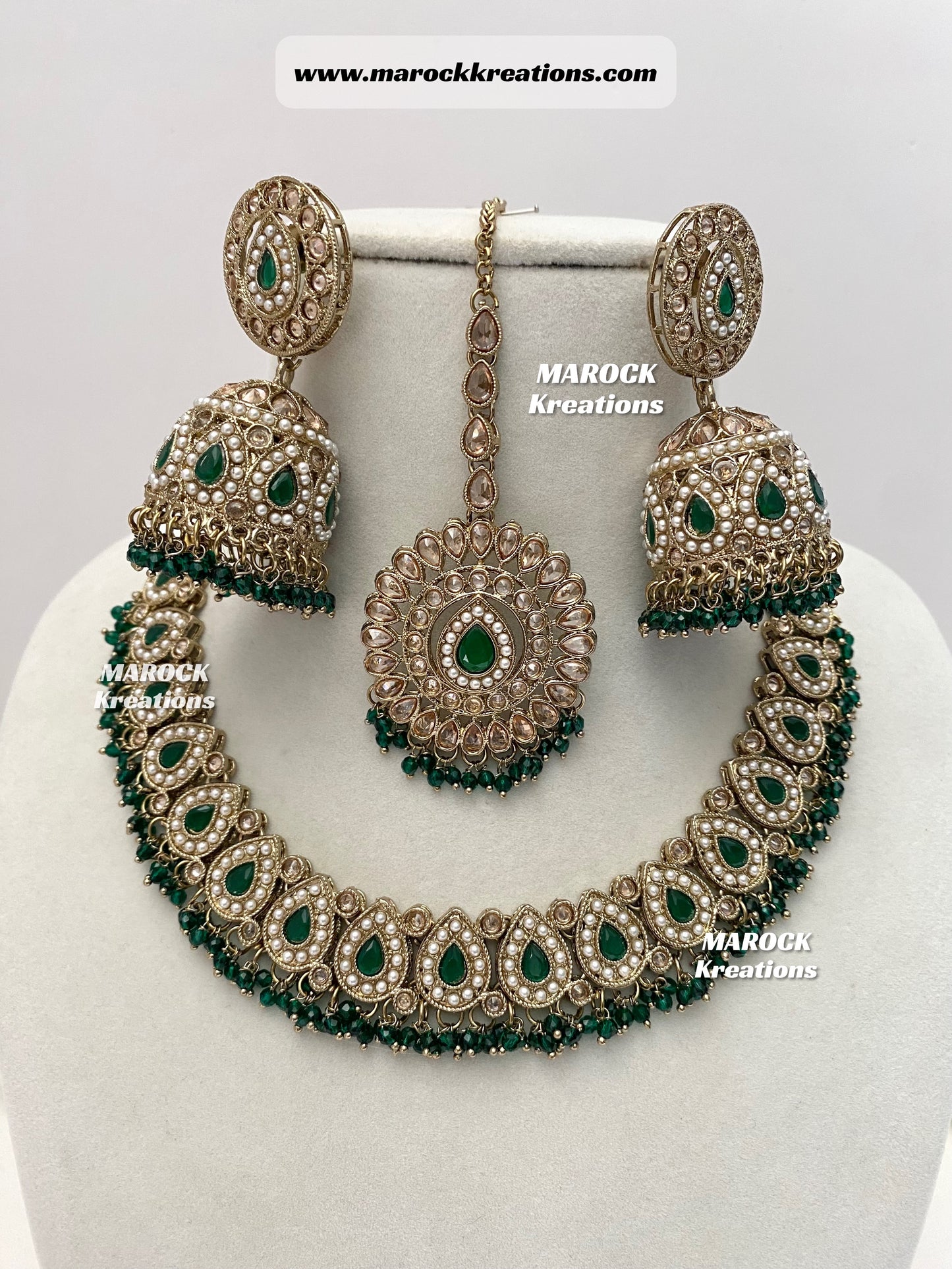 Tina Antique Polki Necklace set