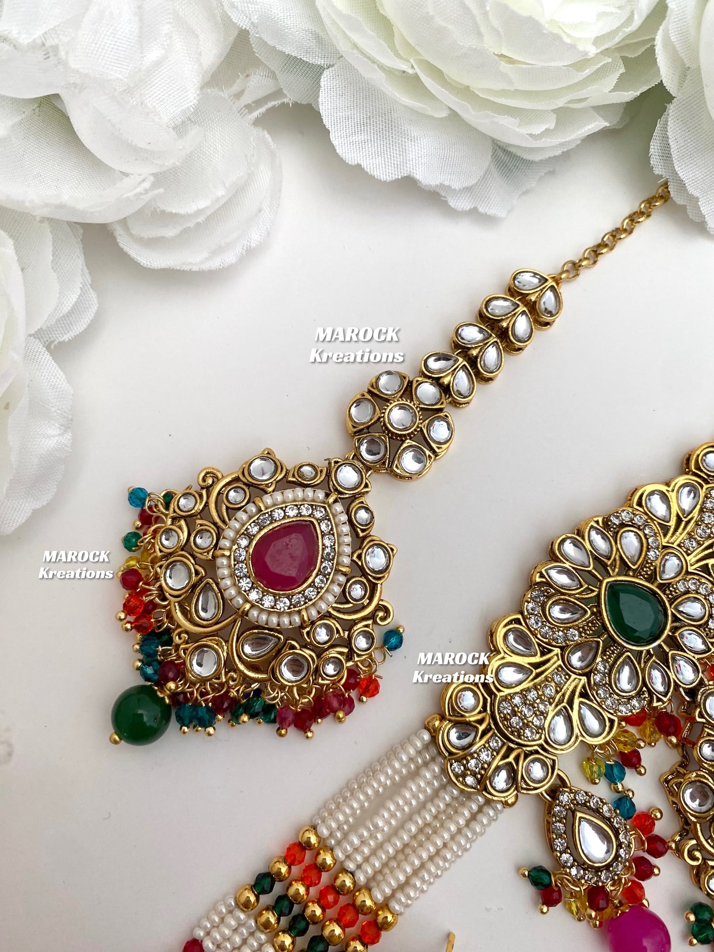 Mahima Premium Quality Kundan Choker set
