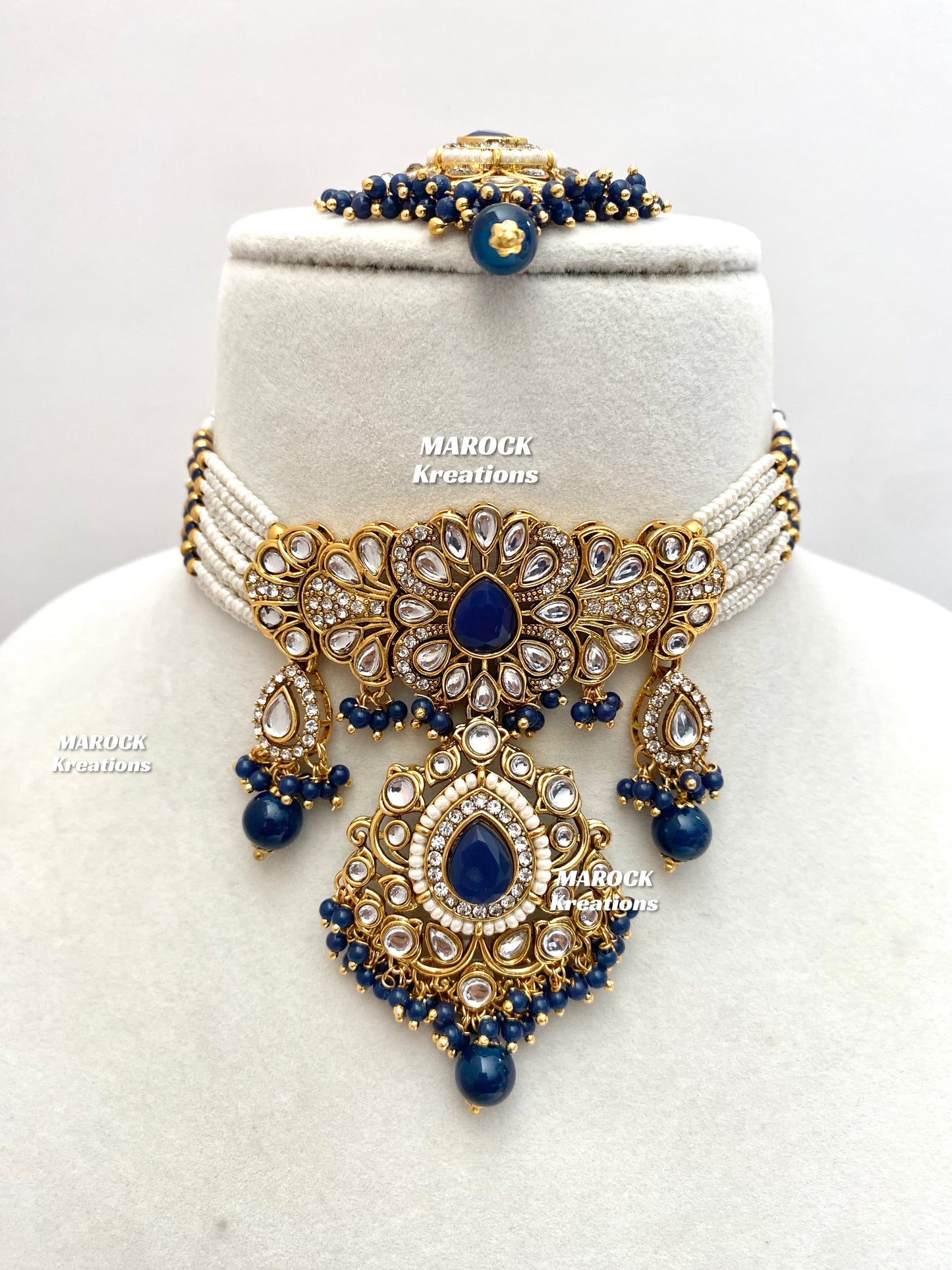 Mahima Premium Quality Kundan Choker set