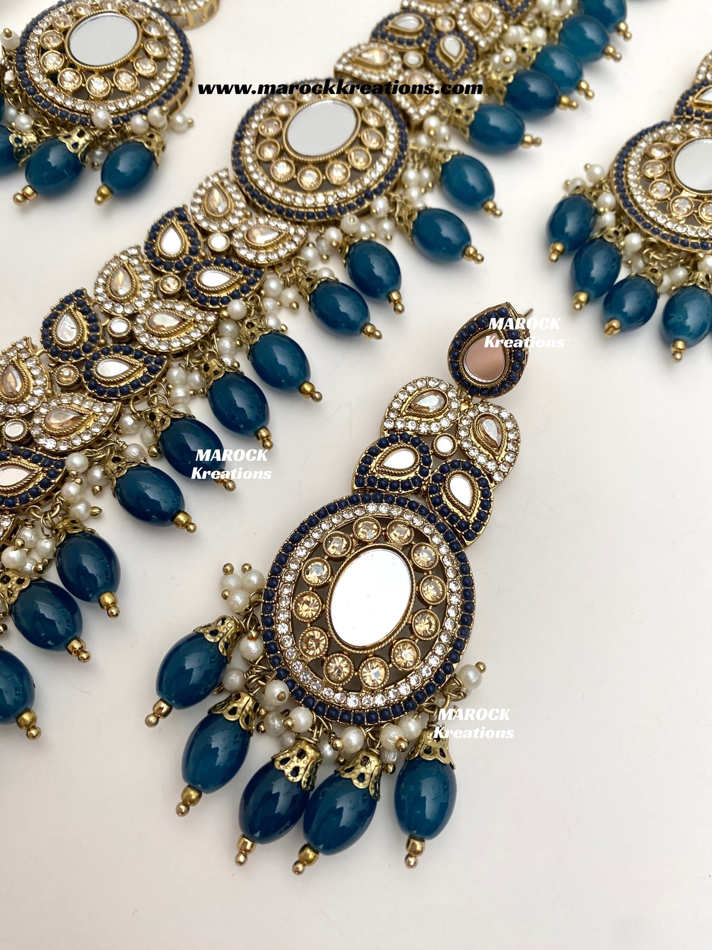Resmin Premium Quality Mirror Choker set