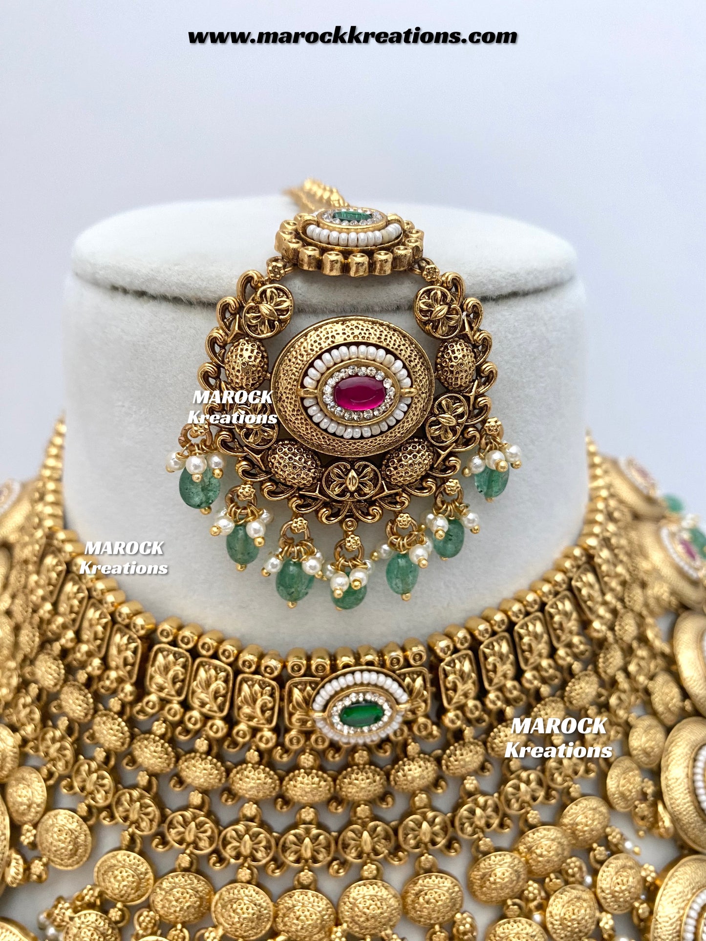 Navie Premium Quality Gold Plated Bridal set