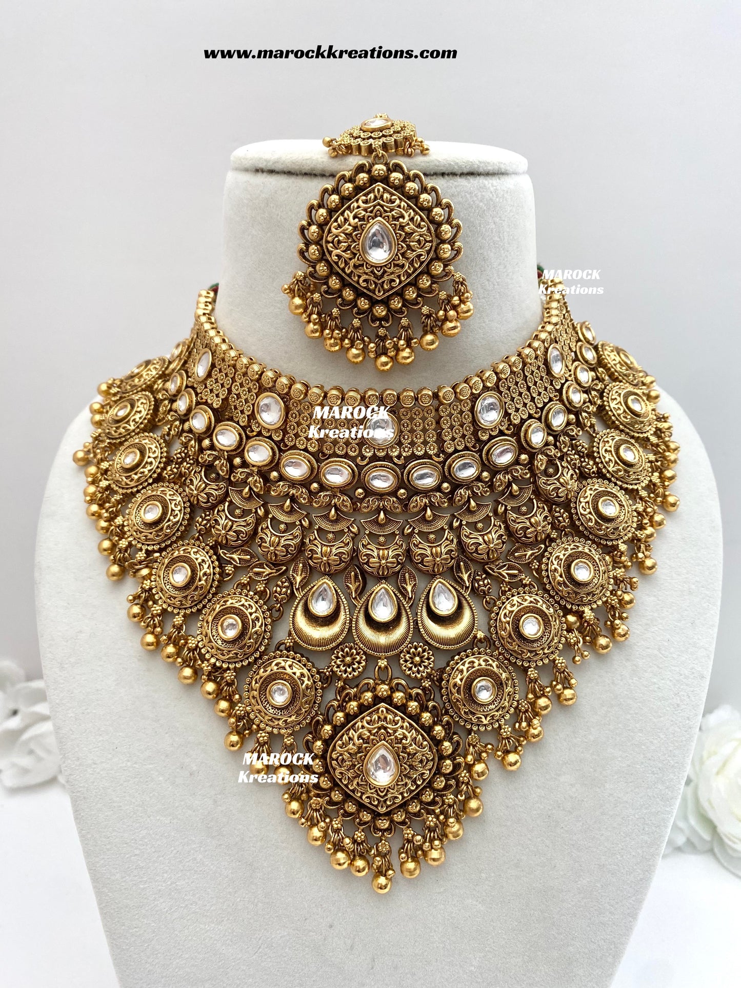 Manara Premium Quality Gold Plated Bridal set