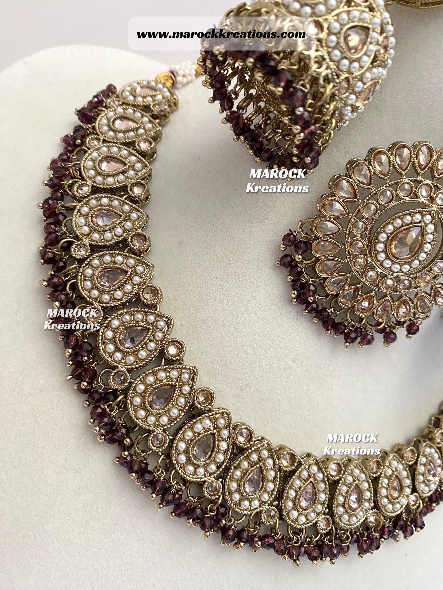 Tina Antique Polki Necklace set