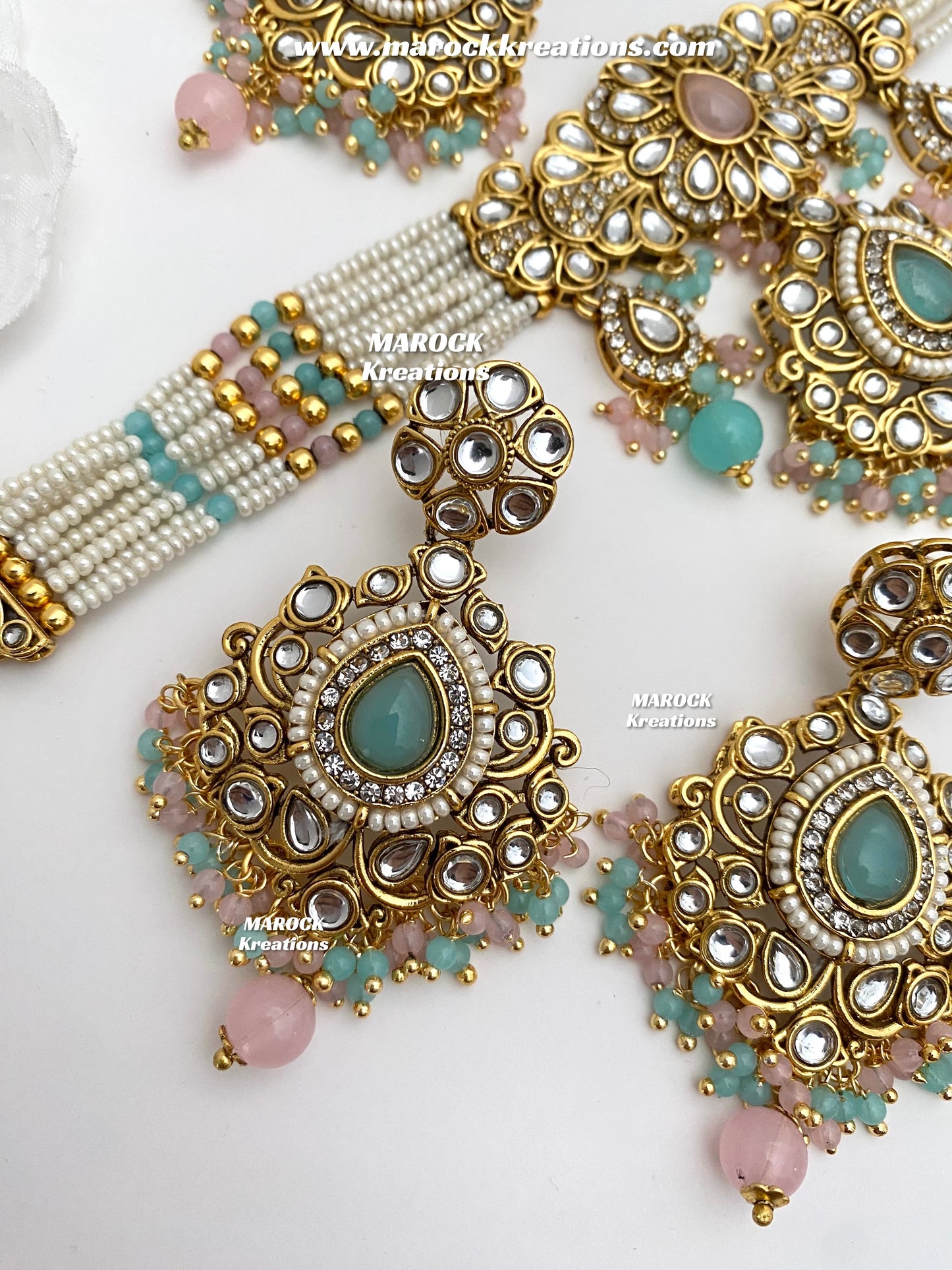Mahima Premium Quality Kundan Choker set