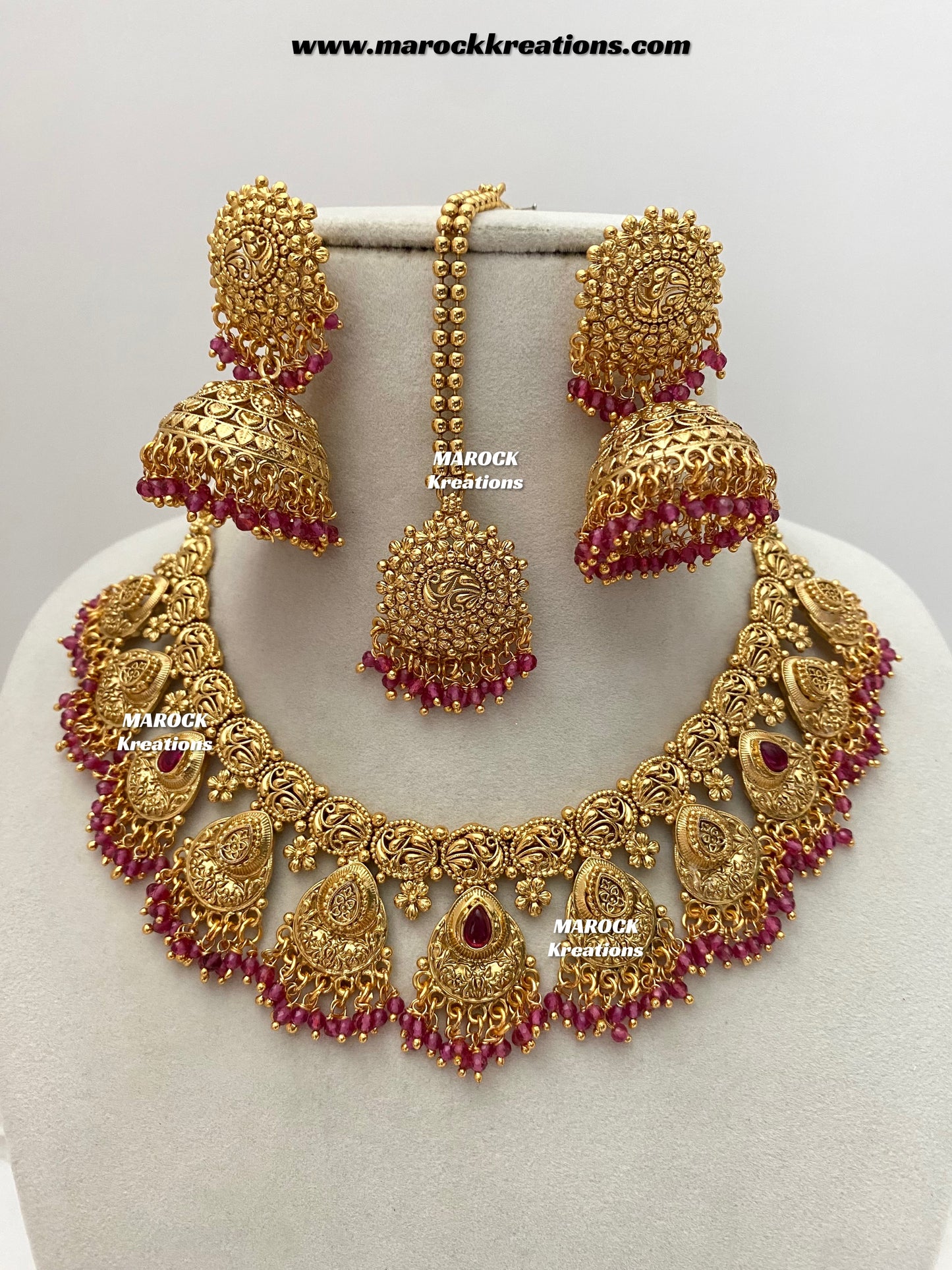 Lipika Premium Quality Gold Plated necklace set