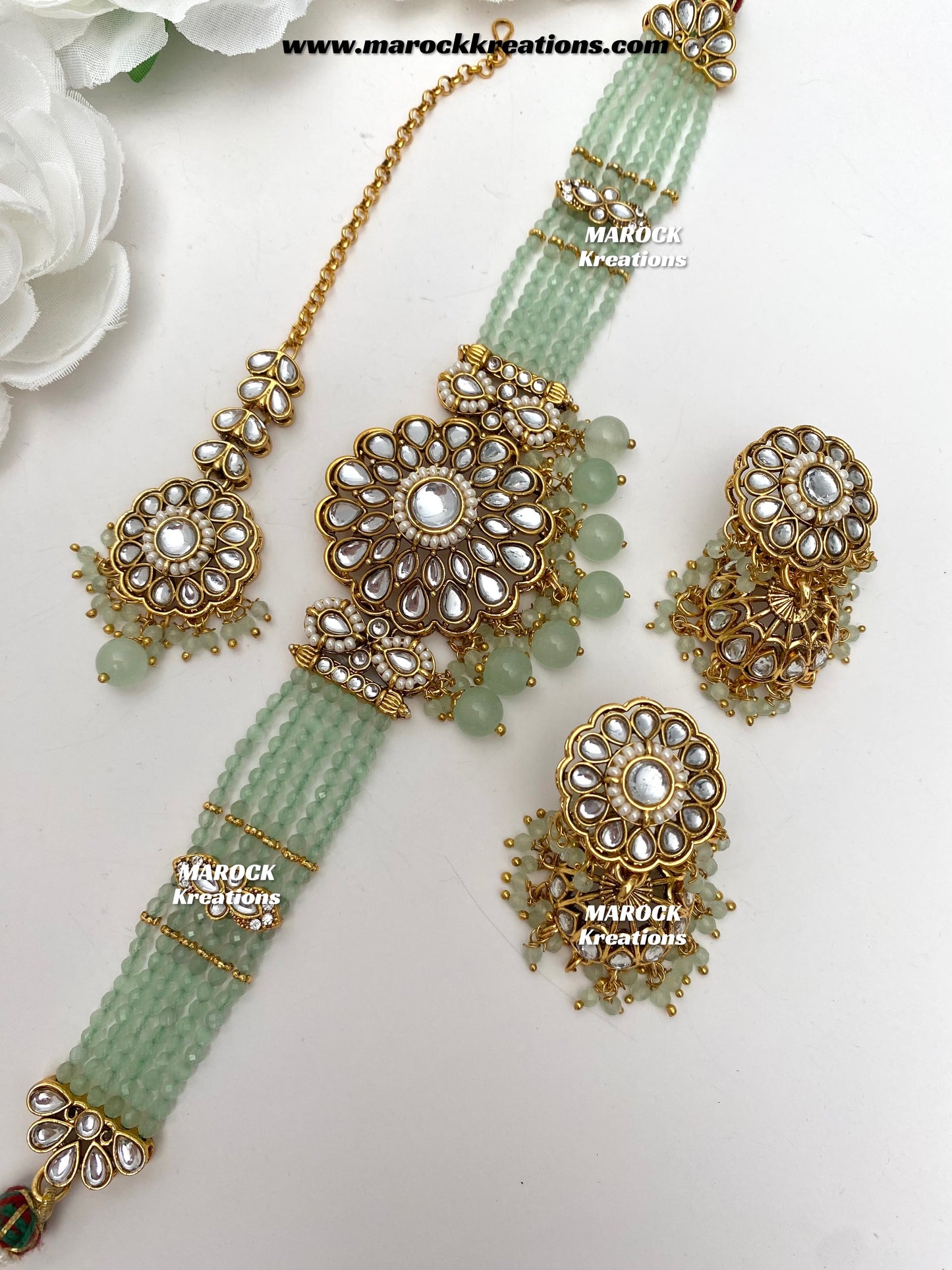 Ginni Premium Quality Kundan choker set