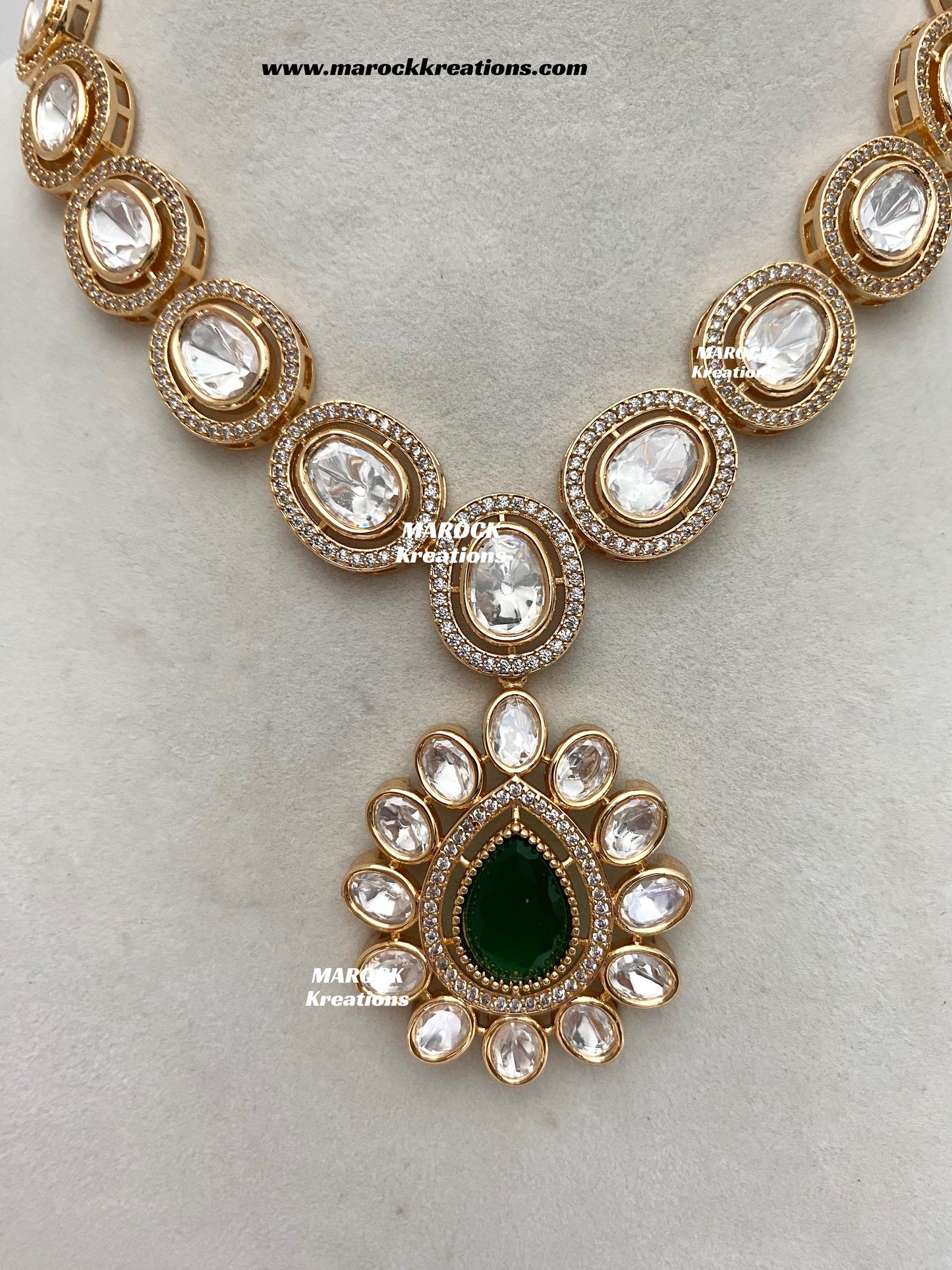 Mariam Tyani inspired Premium Quality Kundan Necklace set