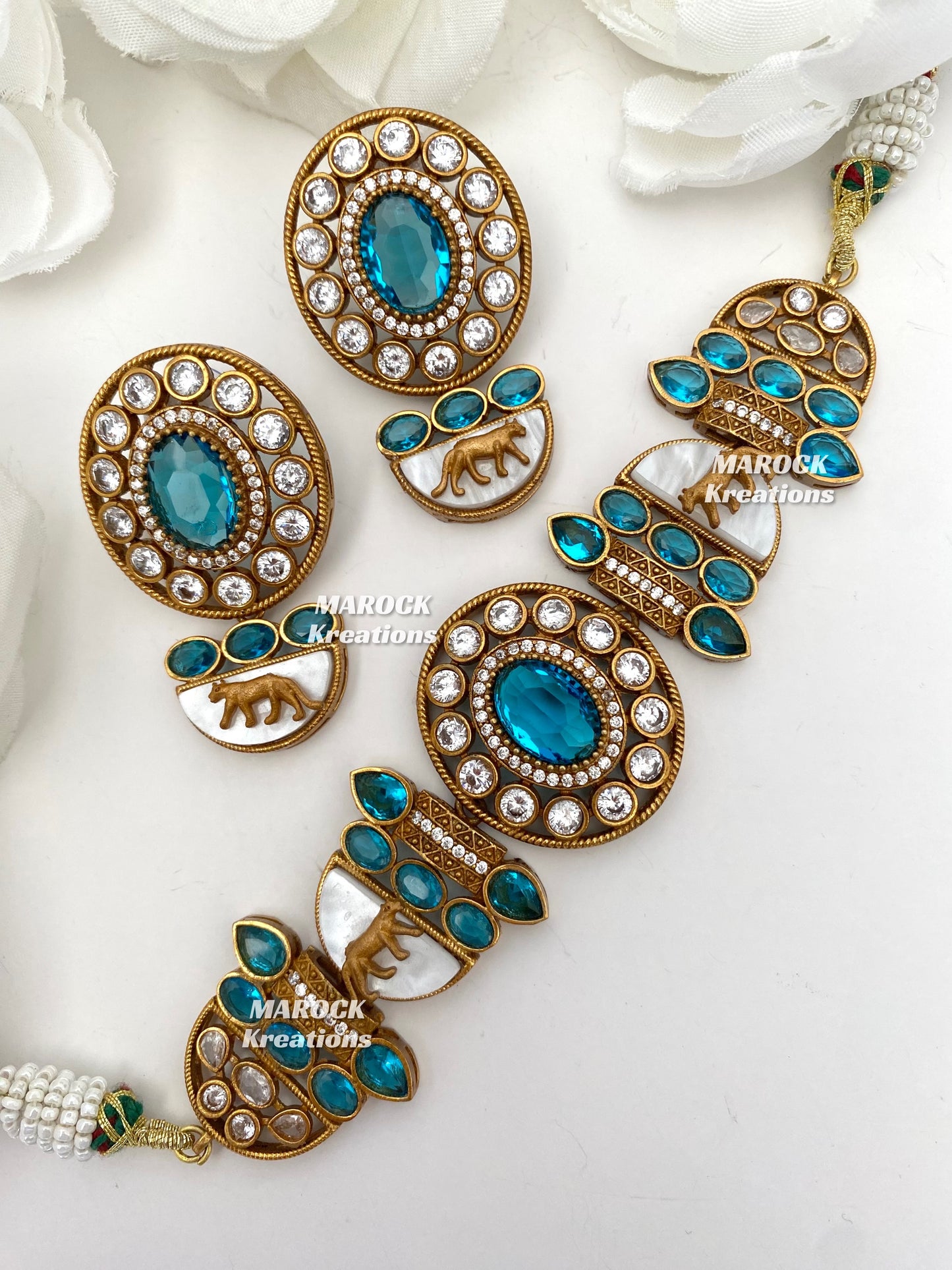 Marina Sabyasachi inspired Kundan Statement choker set