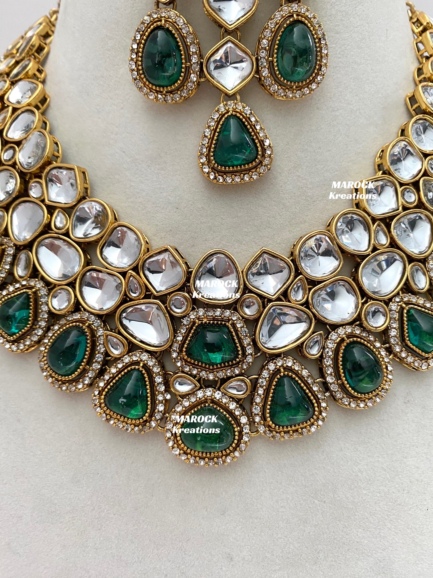Patriza Sabyasachi inspired Premium Quality Kundan Statement Necklace set