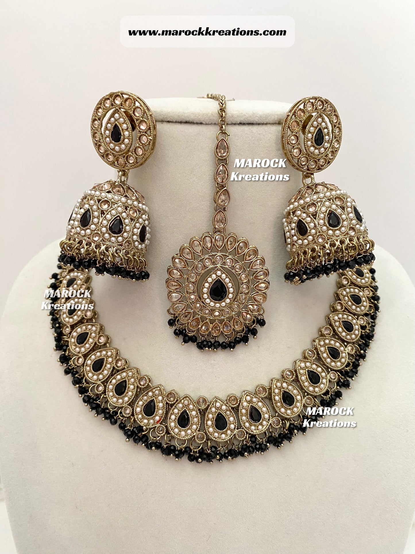 Tina Antique Polki Necklace set