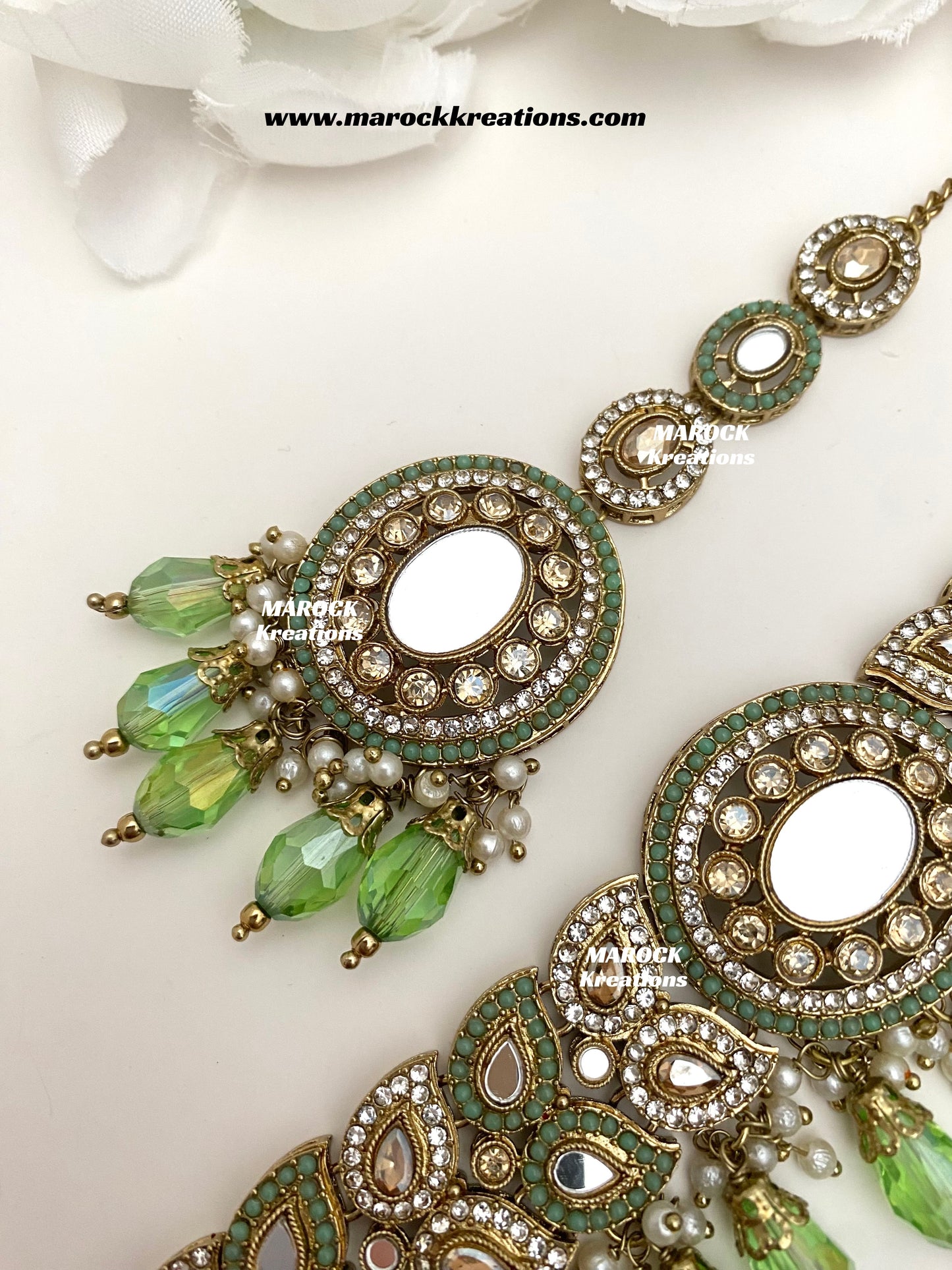 Resmin Premium Quality Mirror Choker set