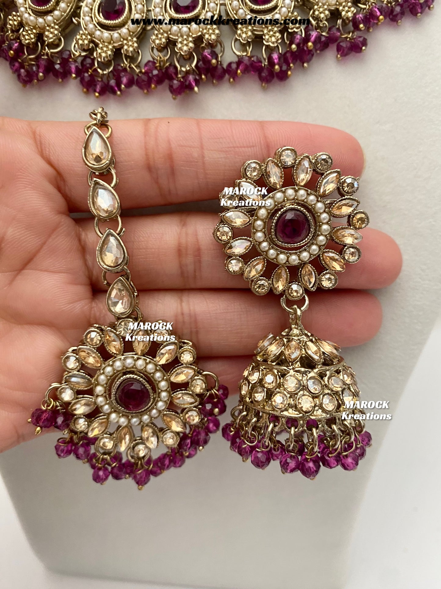 Sameera Polki Necklace set