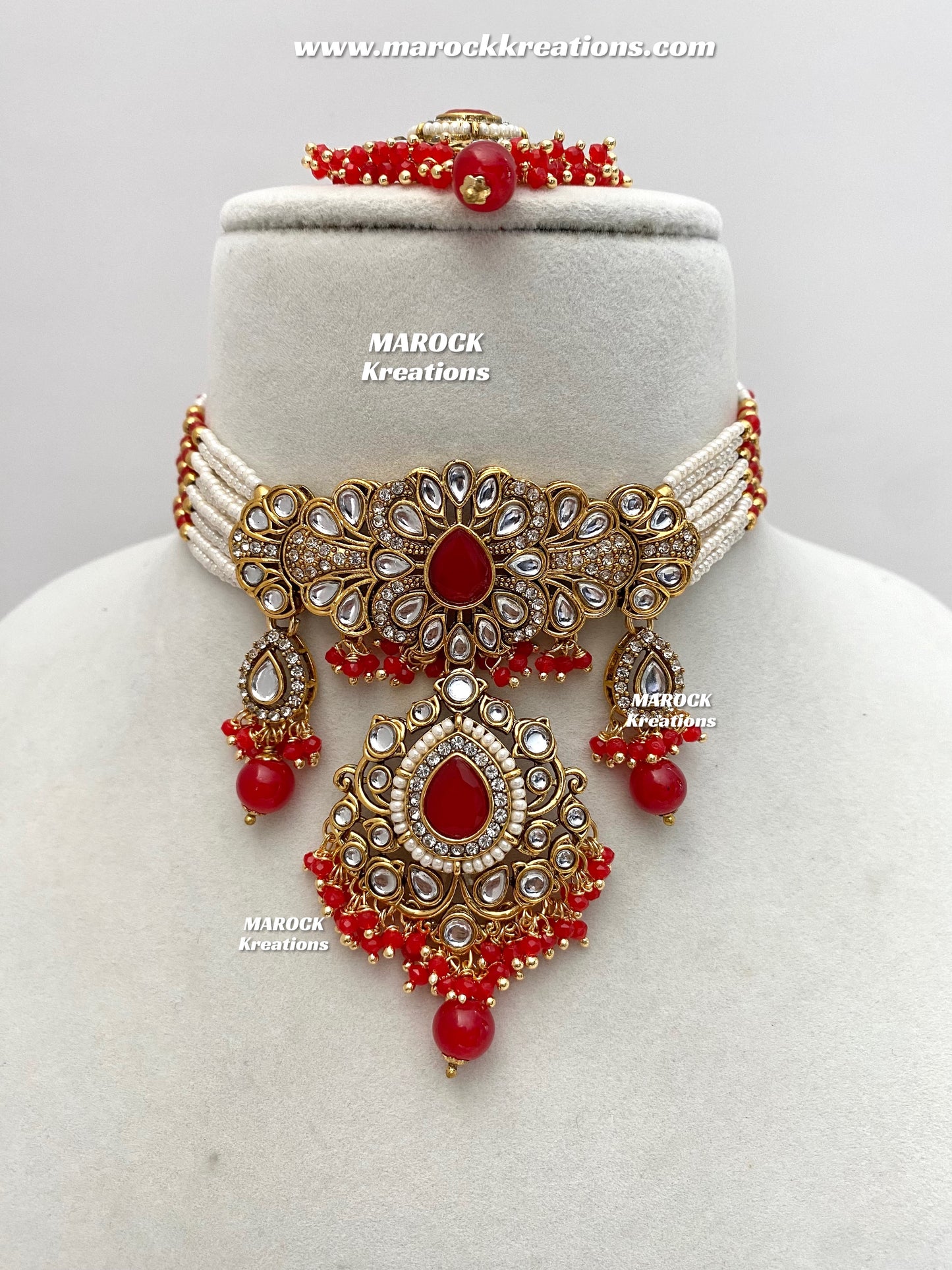 Mahima Premium Quality Kundan Choker set