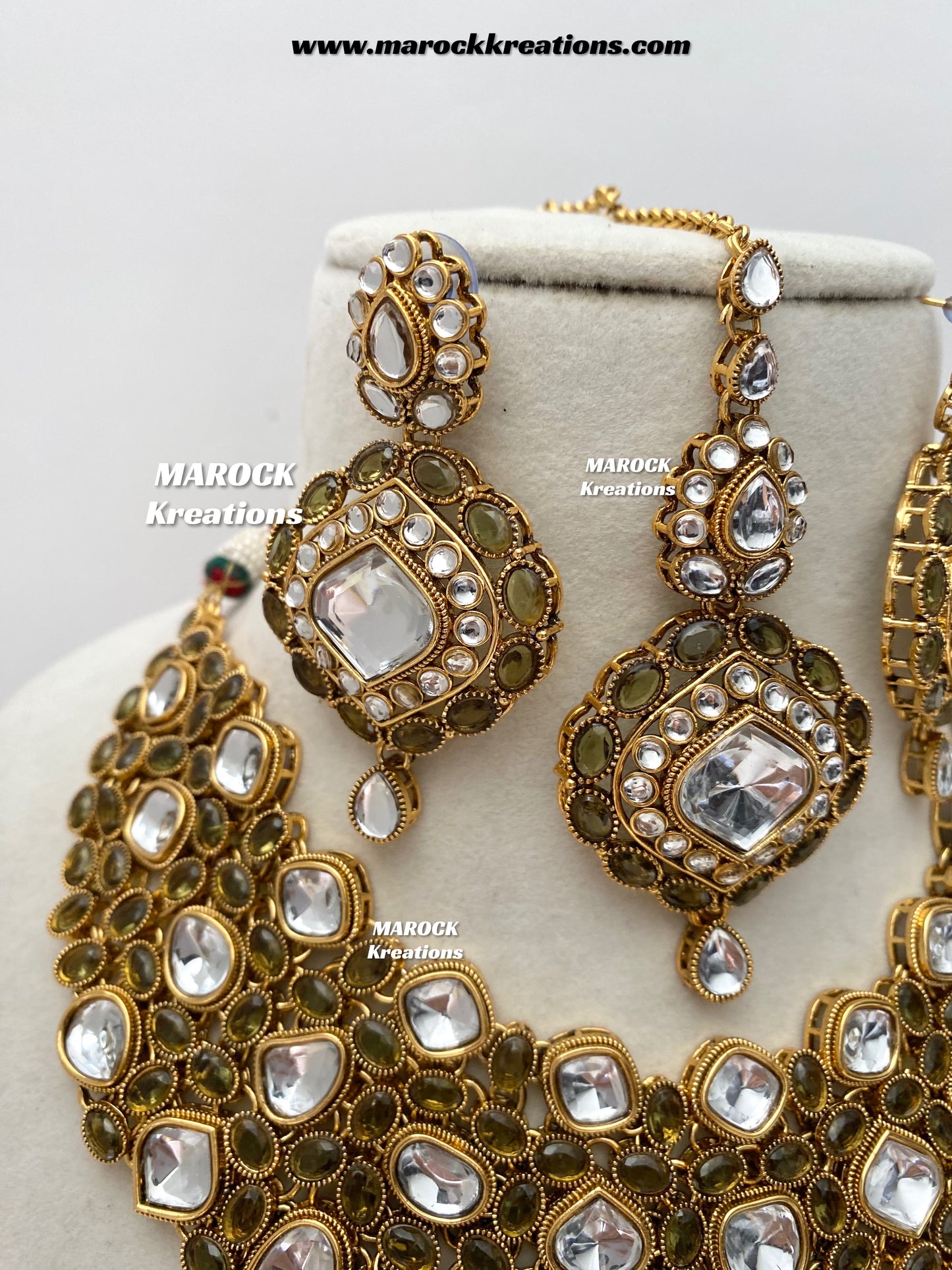 Roksana Sabyasachi inspired Premium Quality Kundan Statement Necklace set