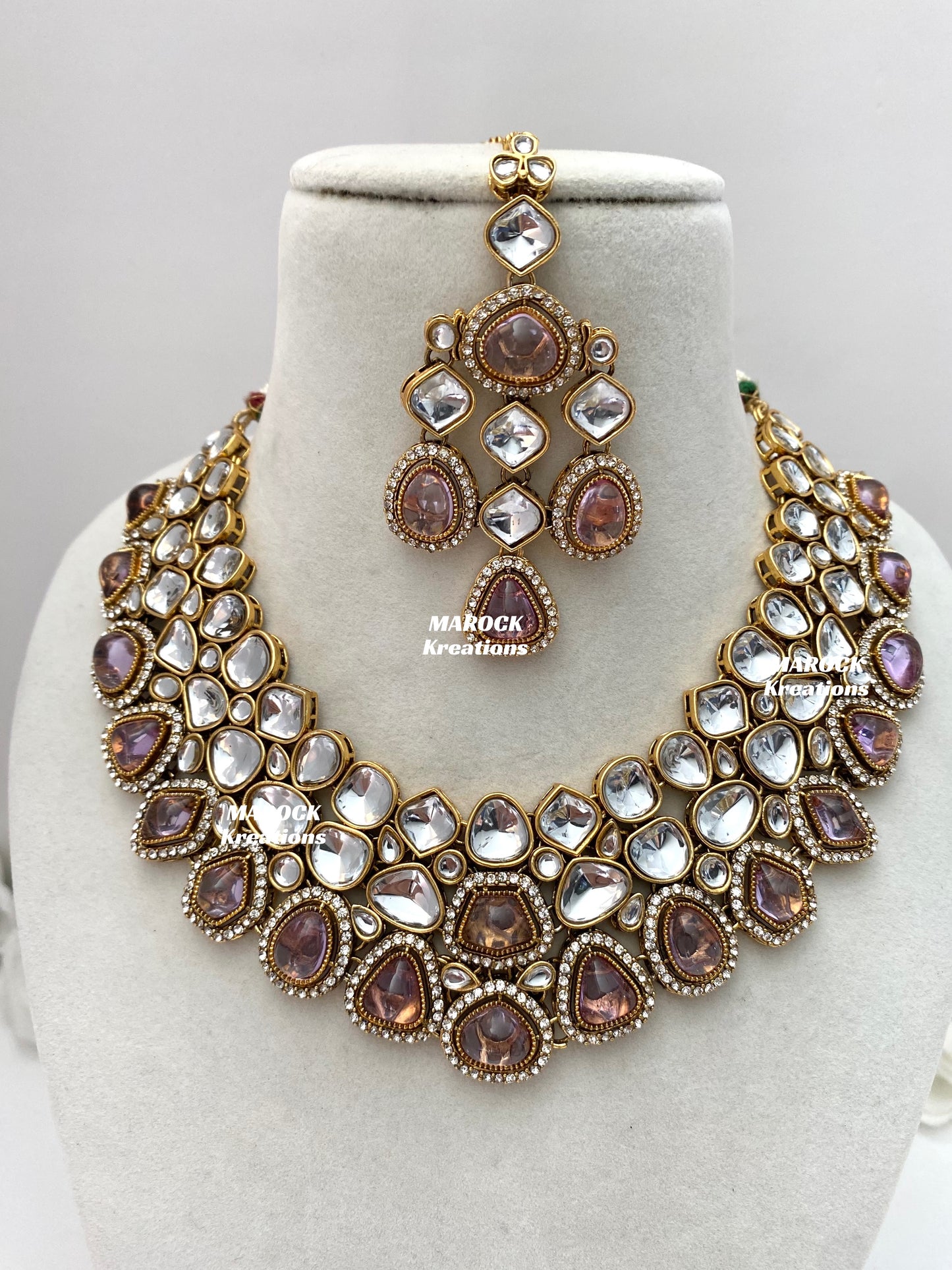 Patriza Sabyasachi inspired Premium Quality Kundan Statement Necklace set