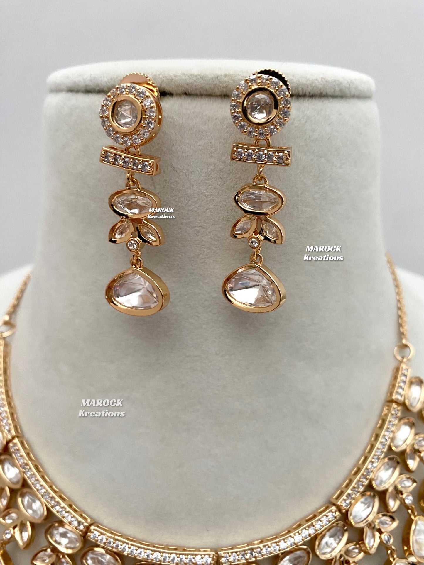 Mitzi Tyani inspired Premium Quality Kundan Necklace set