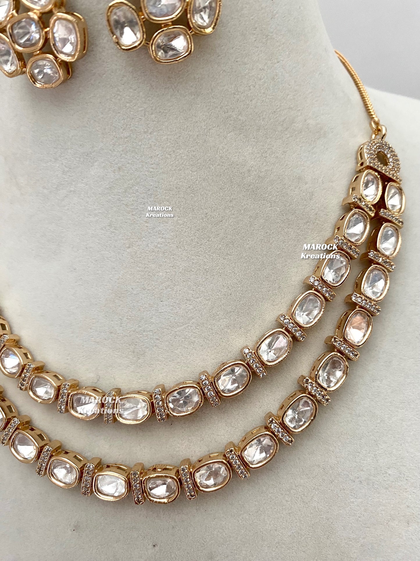 Shail Tyani inspired Premium Quality Kundan Necklace set