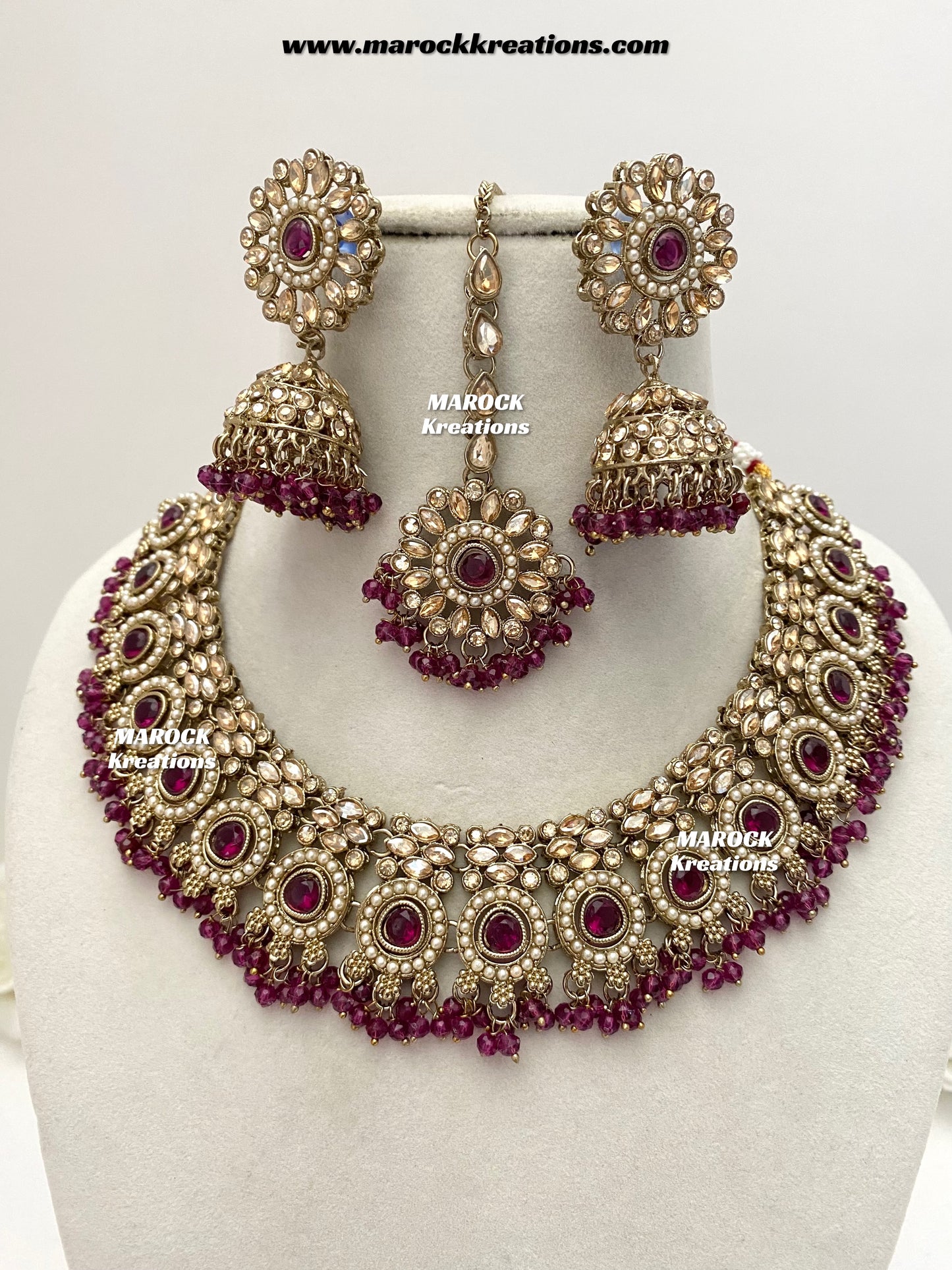 Sameera Polki Necklace set