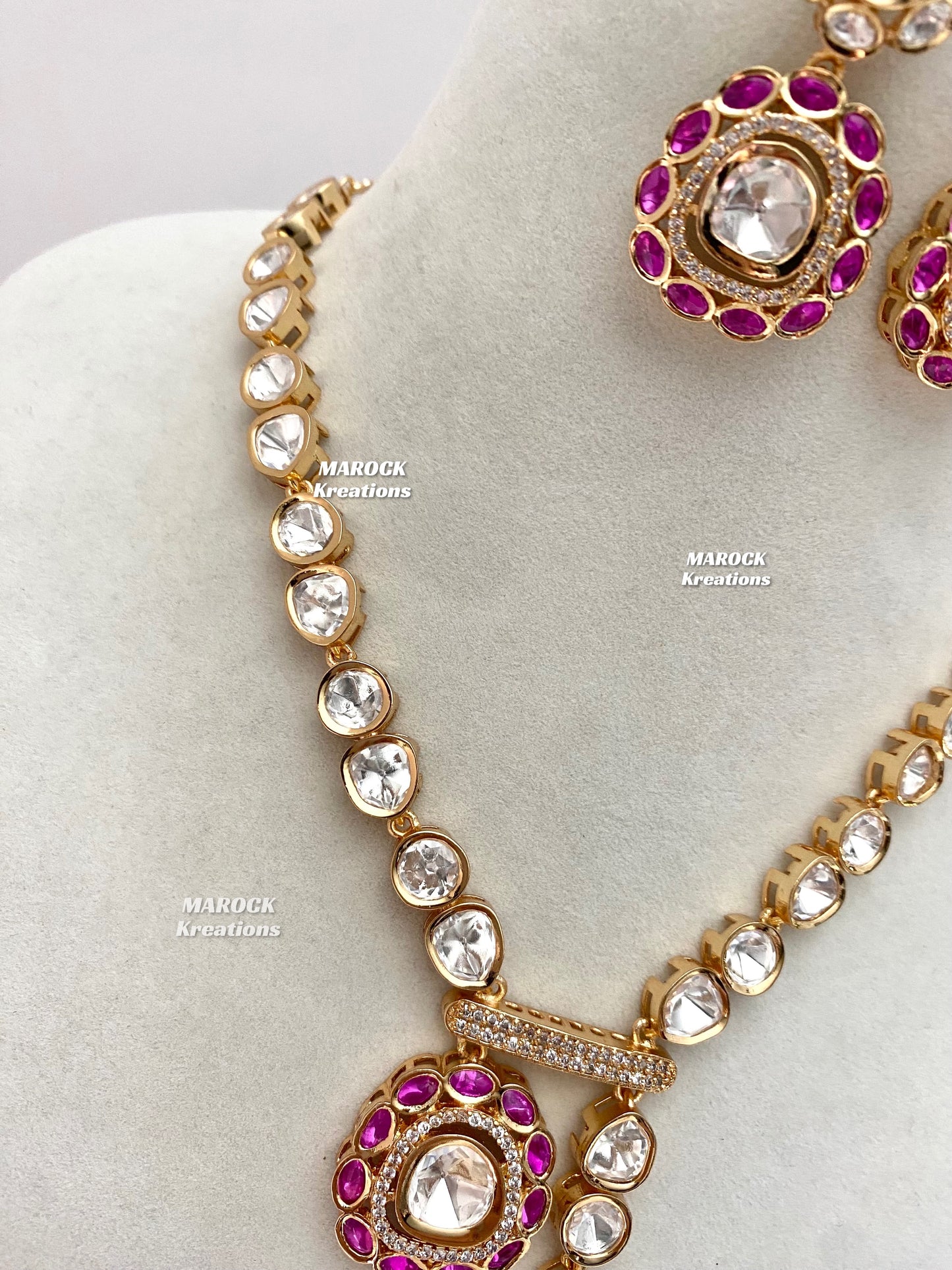 Abida Tyani inspired Premium Quality Kundan Necklace set