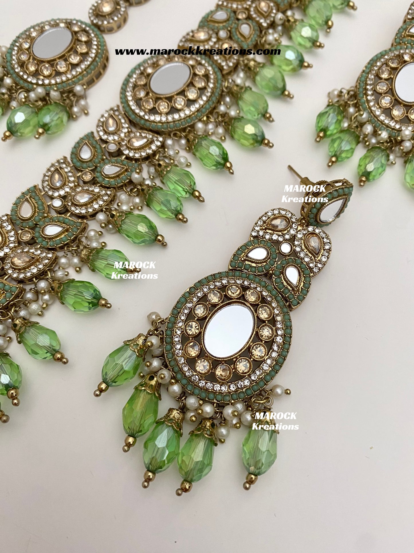 Resmin Premium Quality Mirror Choker set