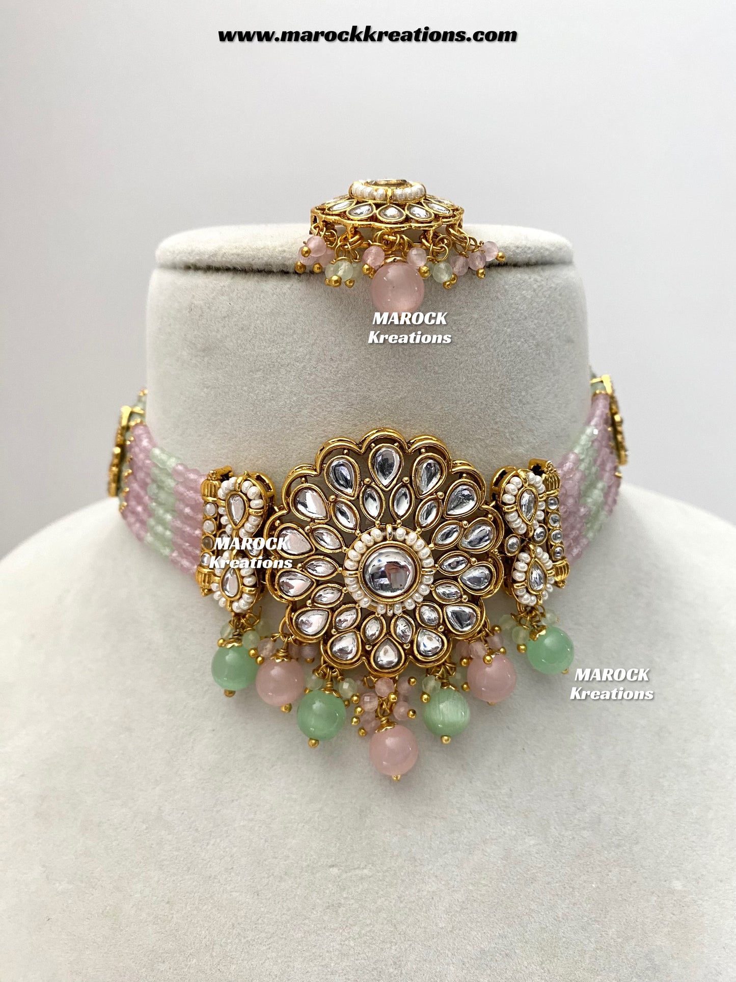 Ginni Premium Quality Kundan choker set